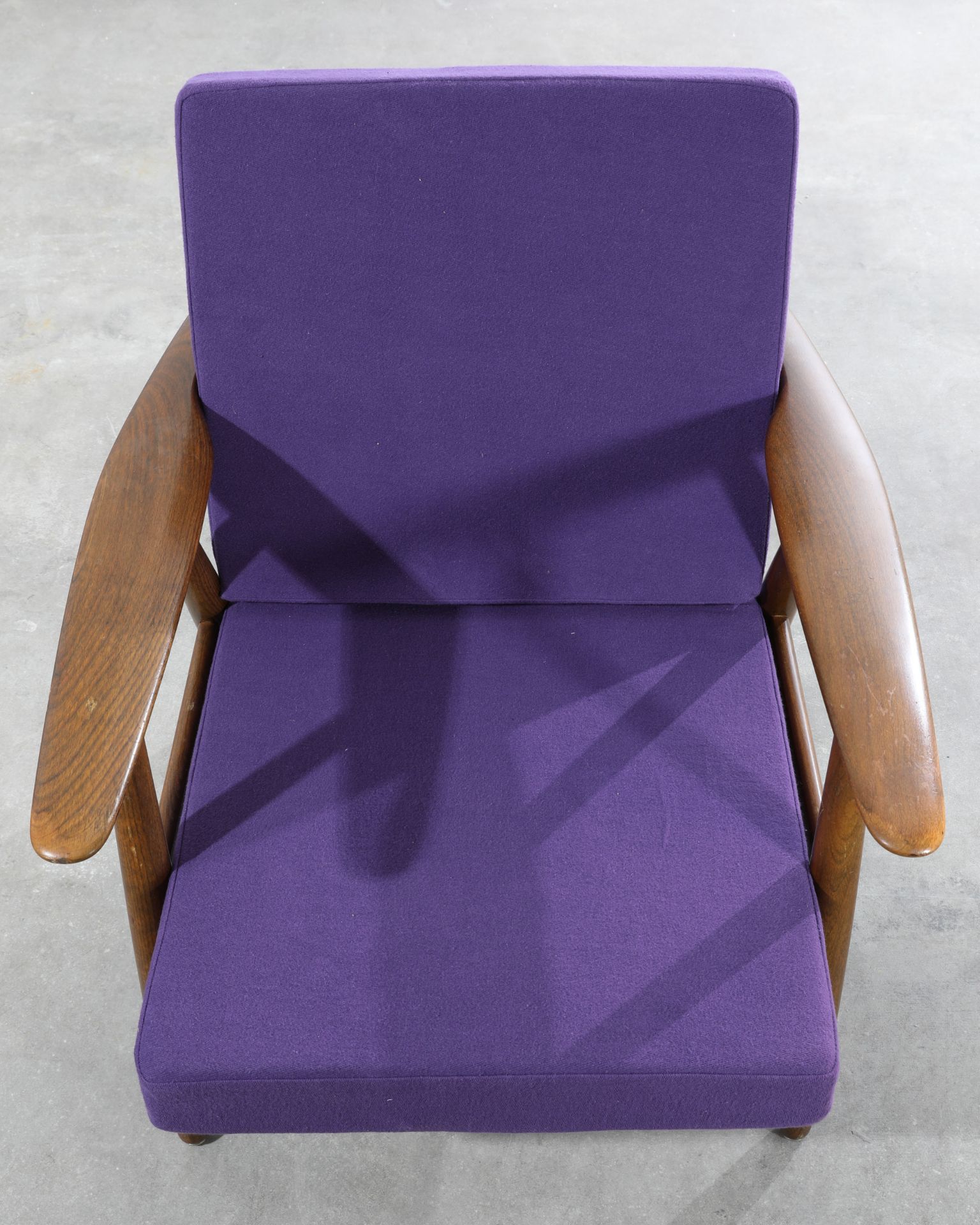 Hans J. Wegner, Getama, Lounge Chair GE240 + Ottomane - Bild 2 aus 7