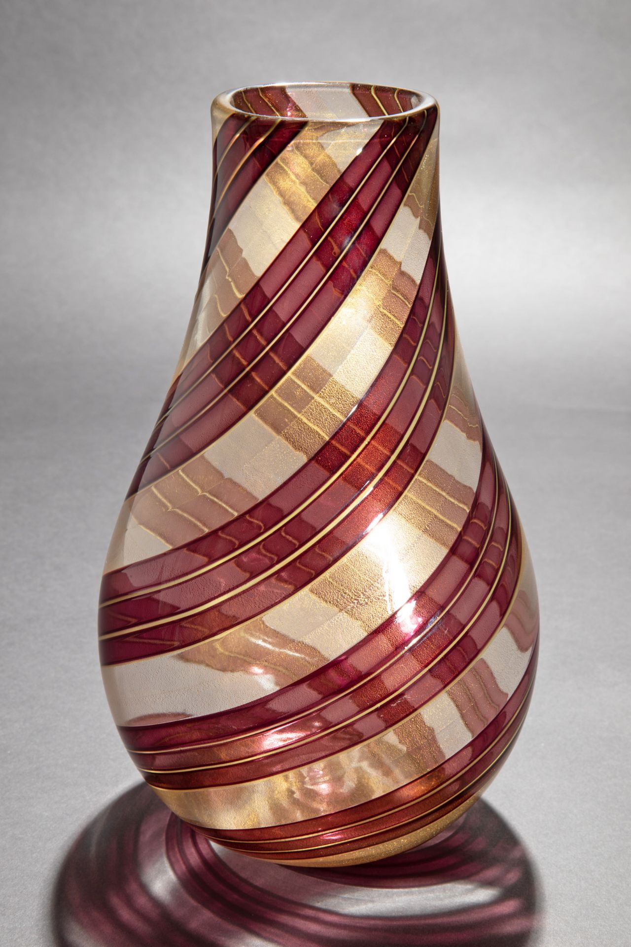 Ercole Barovier, Barovier & Toso, Vase Striato