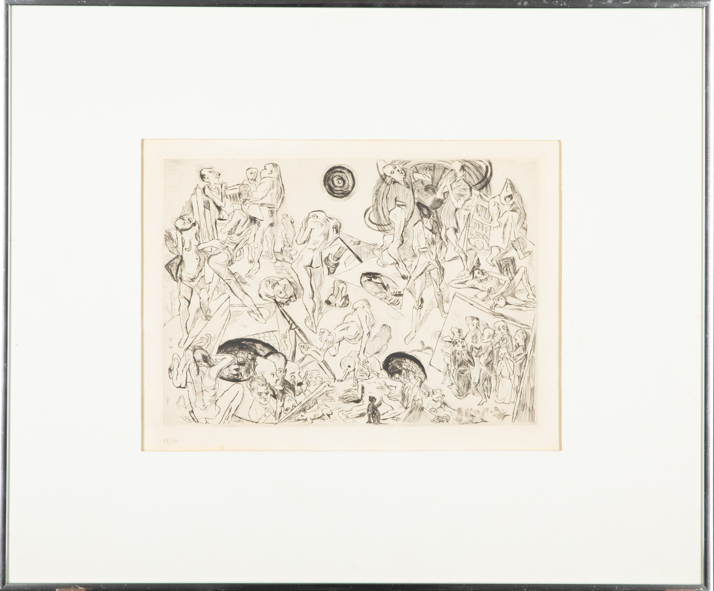 Max Beckmann, Resurrection (Auferstehung), etching - Image 2 of 4