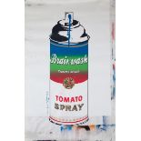 Mr Brainwash*, Tomato Spray, Unikat, signiert