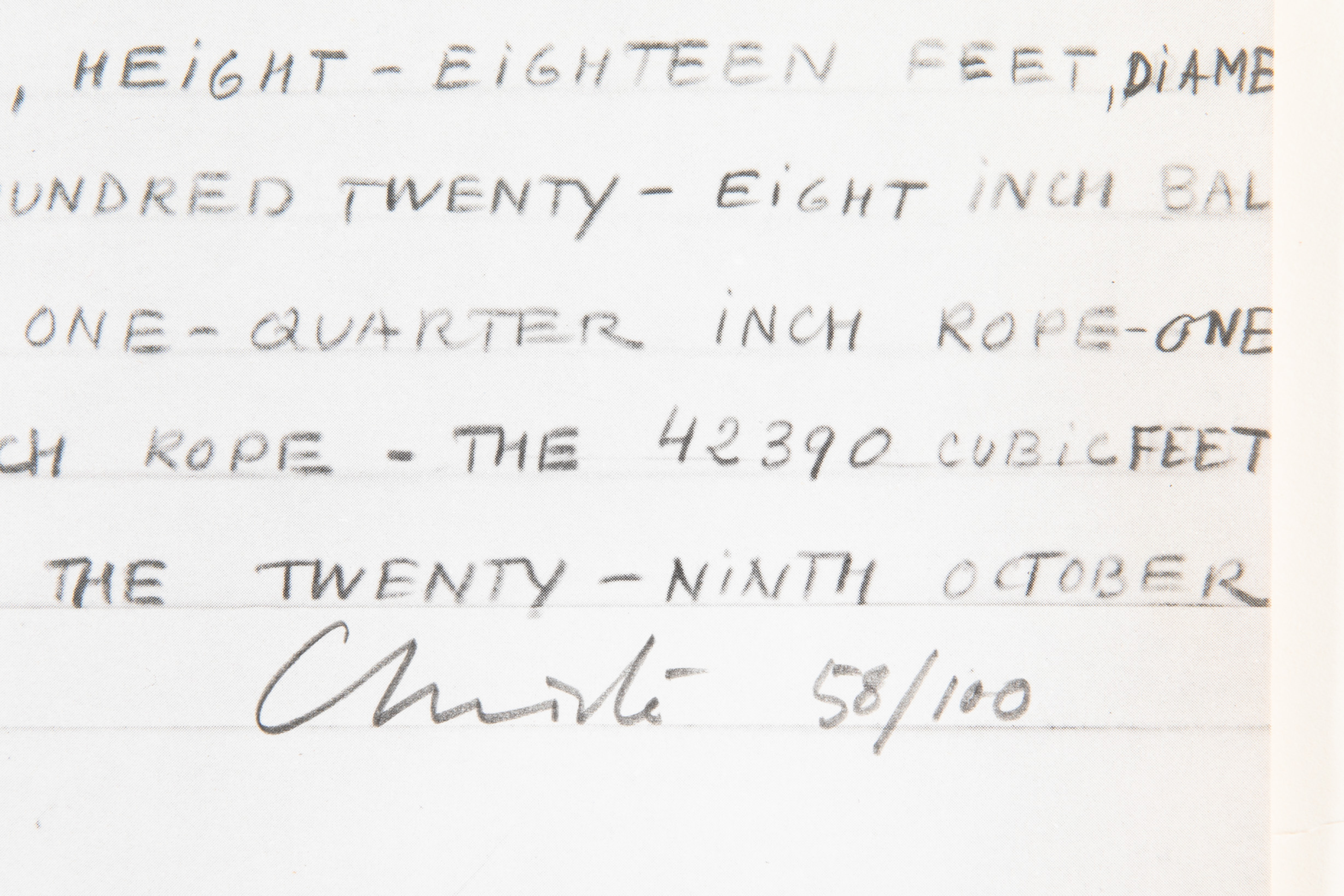 Christo* 42,390 Cubic feet Empaquetage, Minneapolis - Image 2 of 3