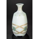 KPM Schmuz Baudiss, Vase mit Emailreliefdekor und Gold