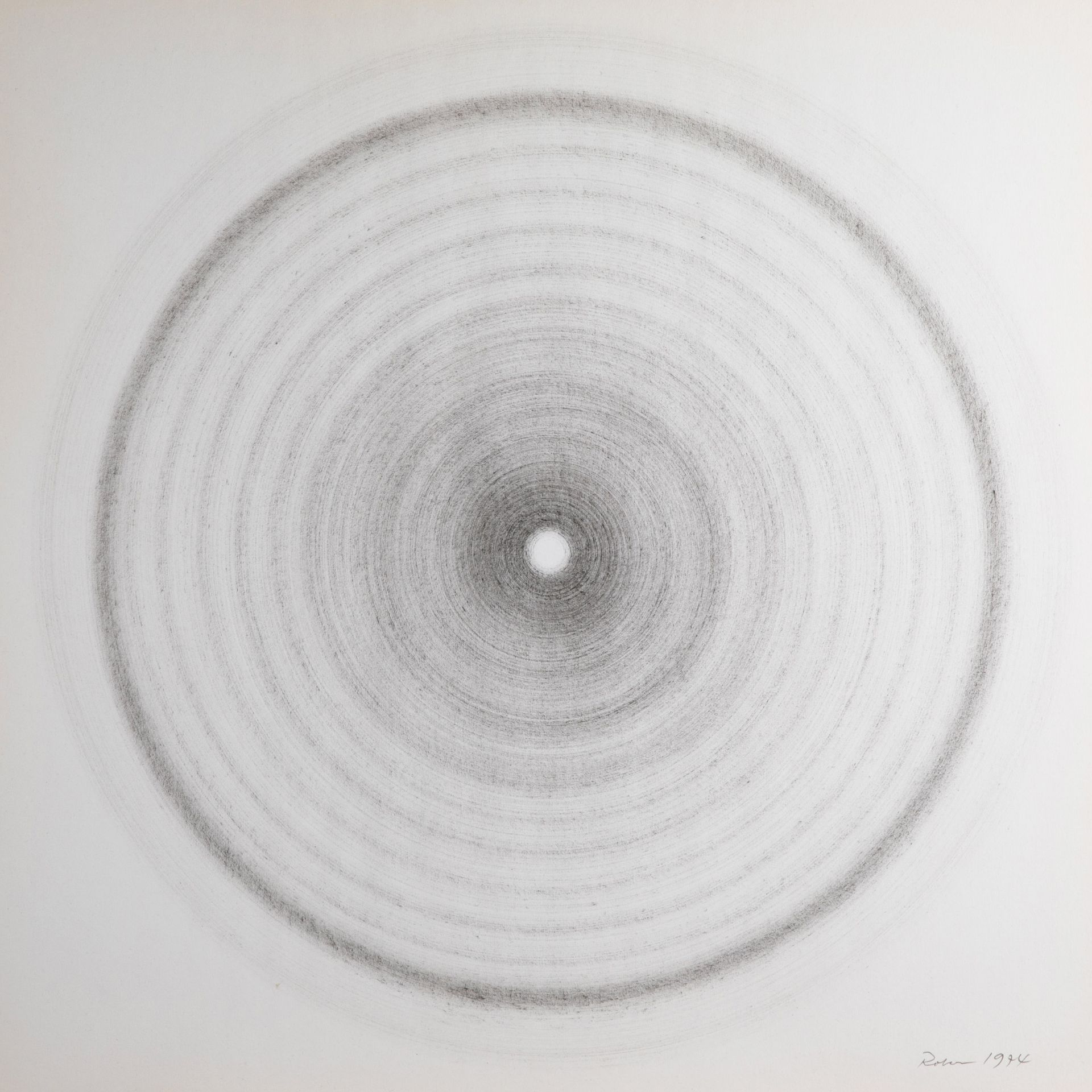 Robert Rotar, Untitled. Rotation. 1974. Pencil on paper