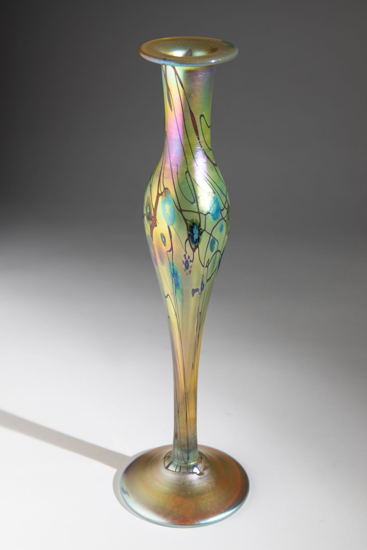 Favrile Vase Art Nouveau, in the manner of Tiffany - Image 2 of 4