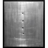 Lucio Fontana*, Concetto spaziale, Aluminiumrelief, Unikatärer Charakter, Ex. 5/15