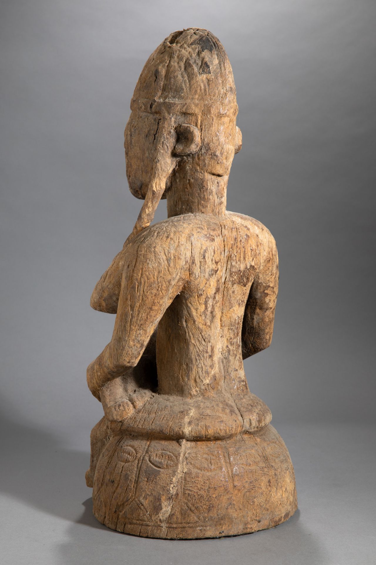 Bamana figure mother with child - Image 4 of 5