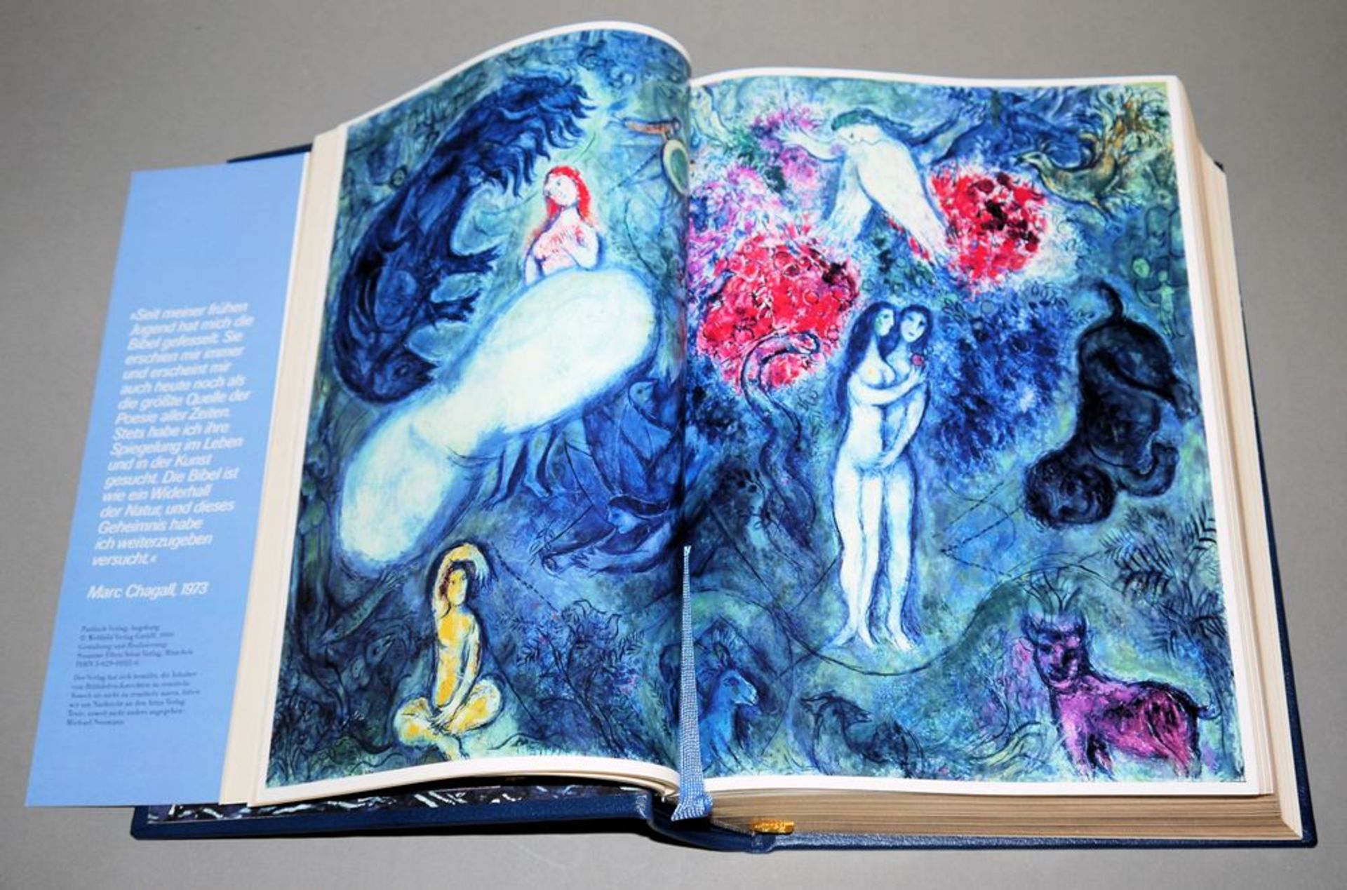 Marc Chagall Bibel, limitierte und nummerierte Vorzugsausgabe Pattloch Verlag, mit Zertifikat - Bild 2 aus 3
