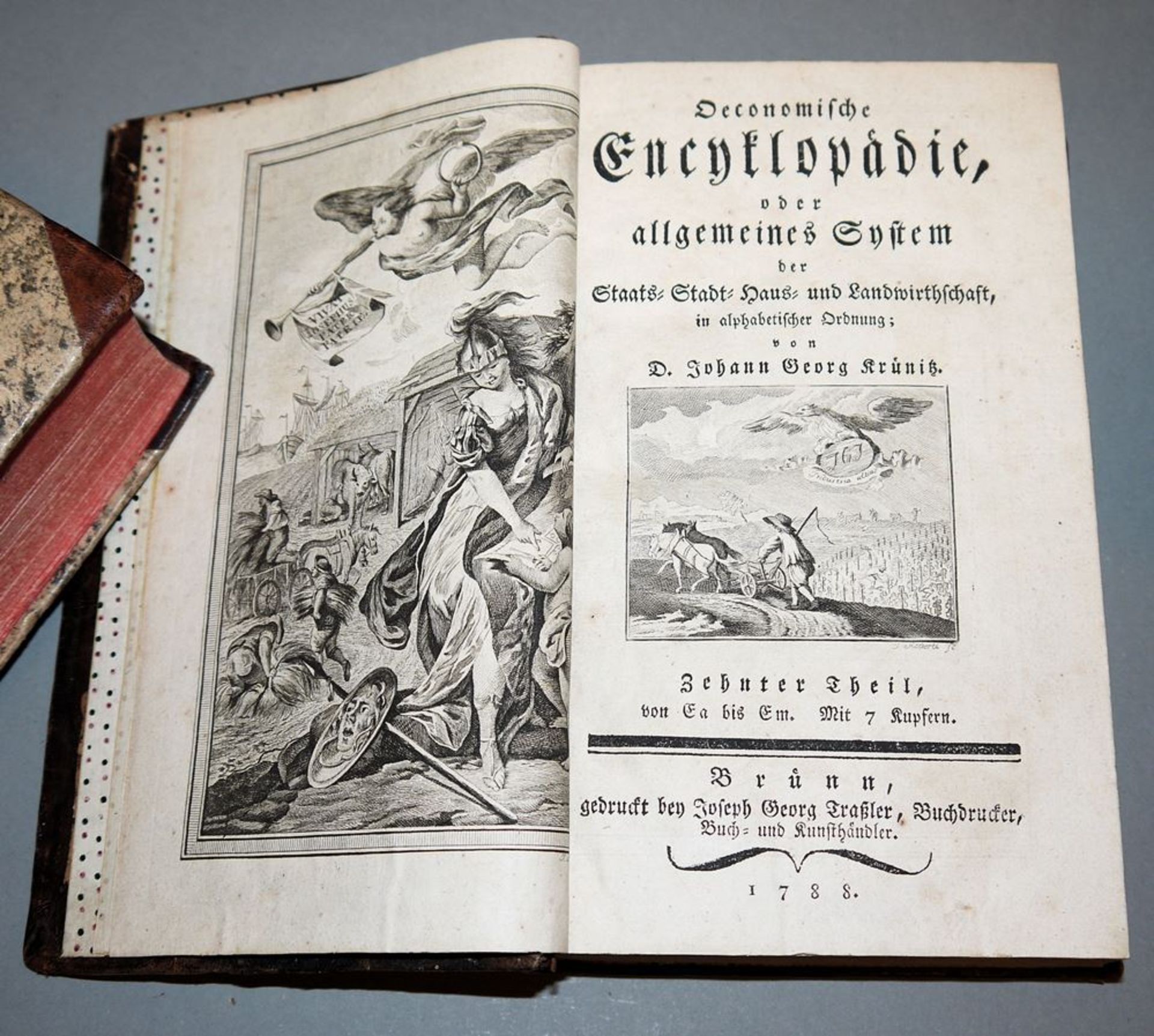 4 Bde. Dr. Johann Georg Krünitz's Ökonomisch-technologische Encyklopädie, 1787-1827 - Image 3 of 5