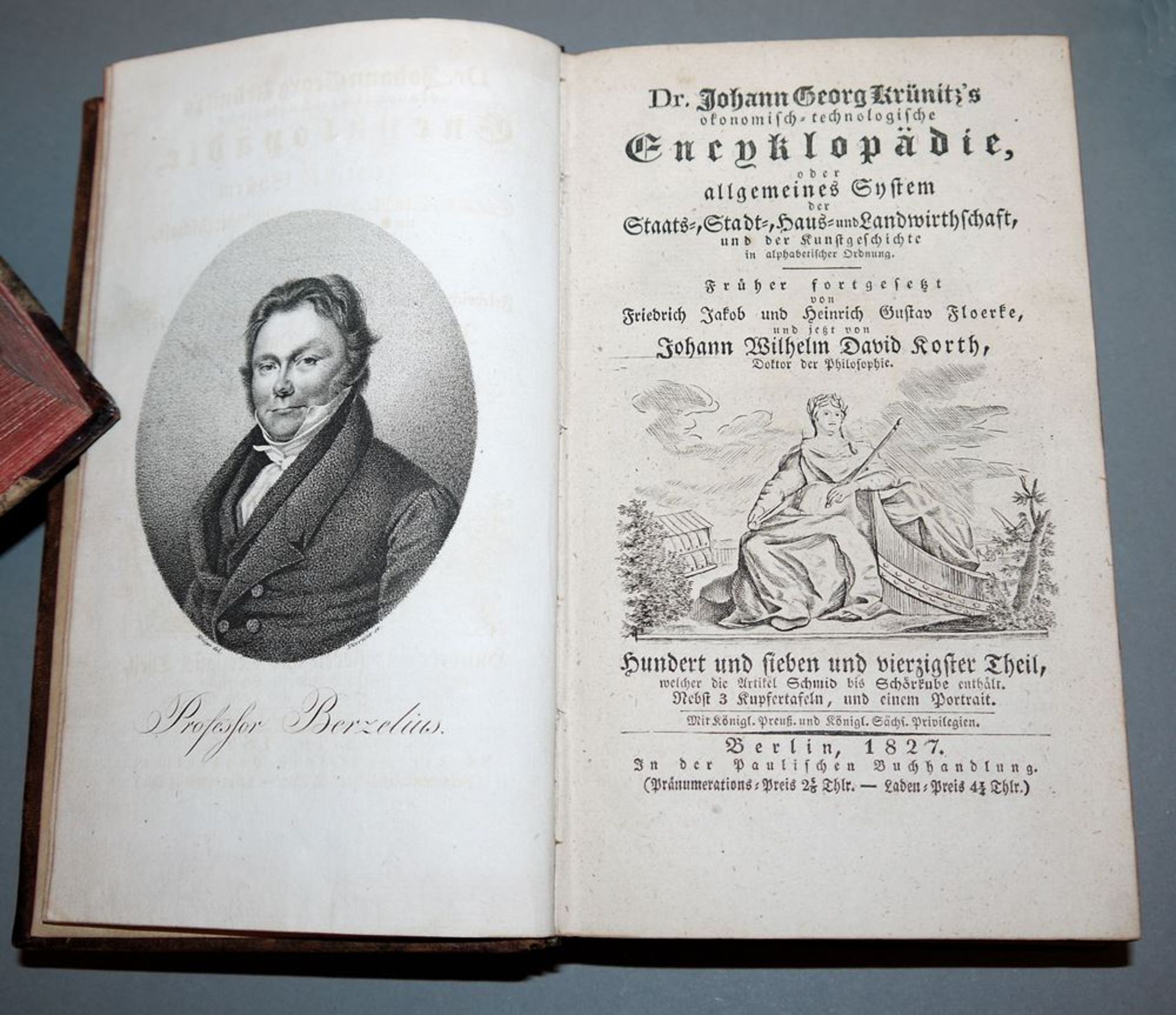 4 Bde. Dr. Johann Georg Krünitz's Ökonomisch-technologische Encyklopädie, 1787-1827 - Image 5 of 5
