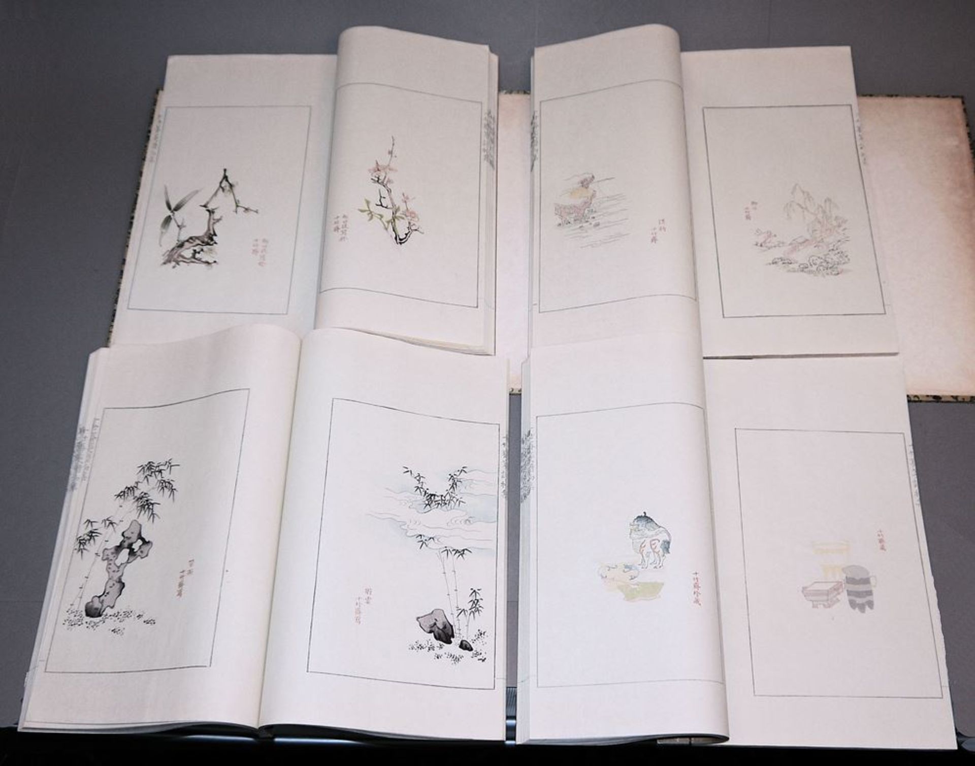 Shizhuzhai Jianpu, Die Briefpapiersammlung der Zehnbambushalle, Verlag Rongbaozhai, Beijing, wohl 1