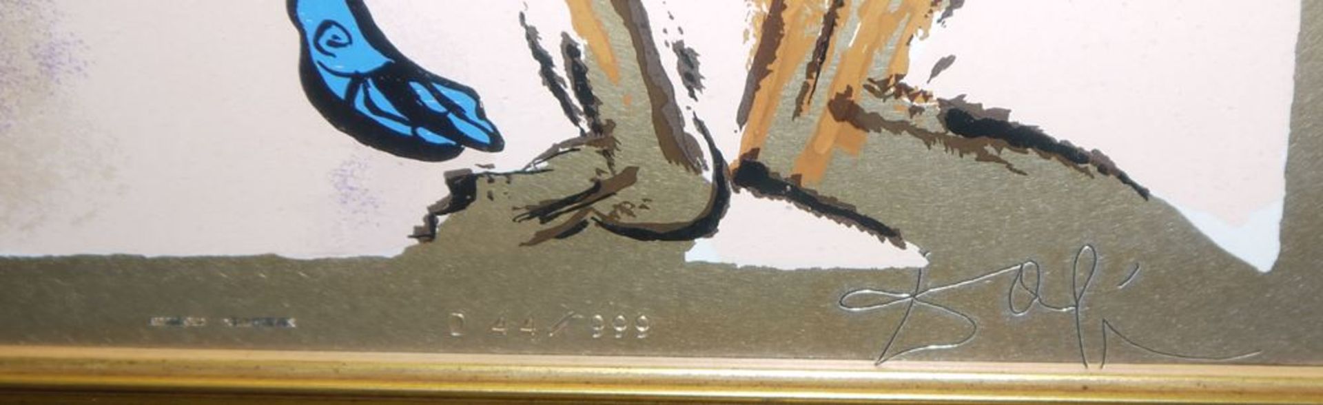 Salvador Dalí, Der Modeschöpfer aus der Serie "Die Professionen", Farbserigraphie auf Sterlingsilbe - Bild 3 aus 3