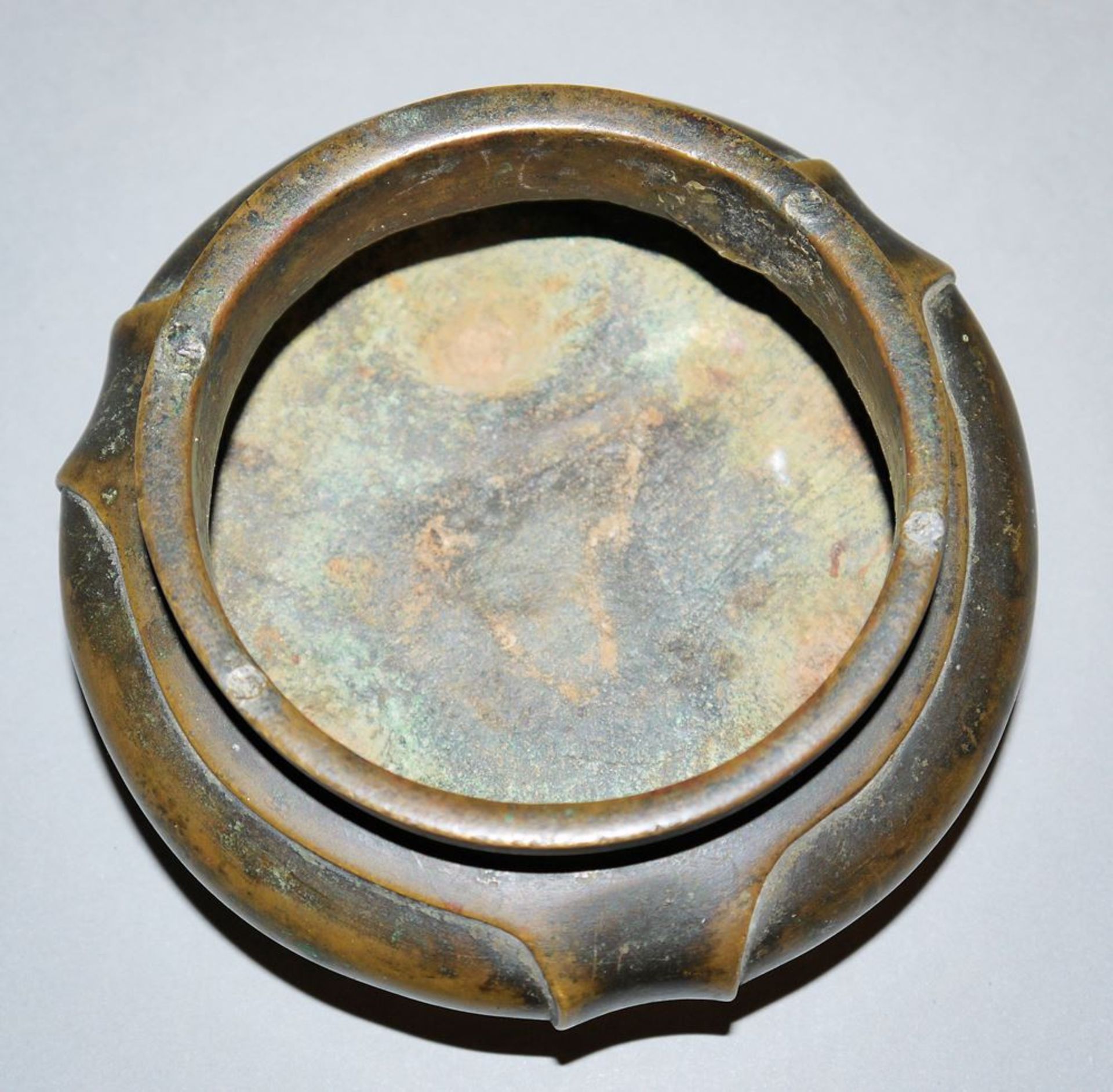 Dreifußbrenner aus Bronze, Qing-Zeit, China 18./19. Jh. - Image 3 of 4