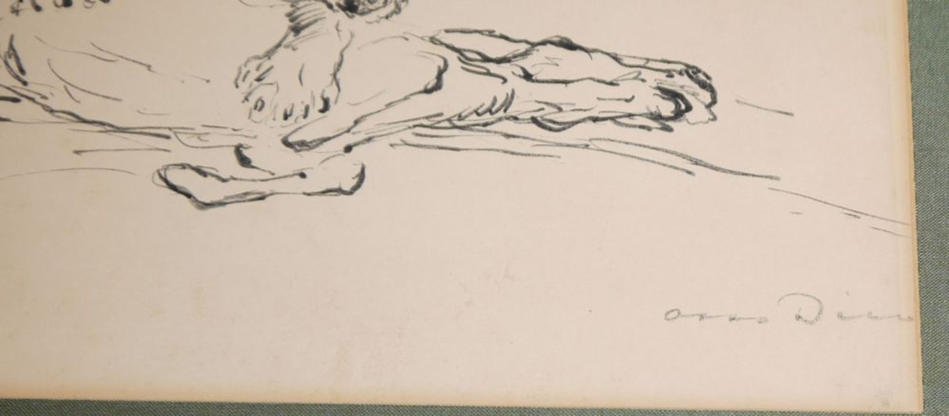Otto Dill, 4 signierte Tierzeichnungen ab 1916 - Image 3 of 4