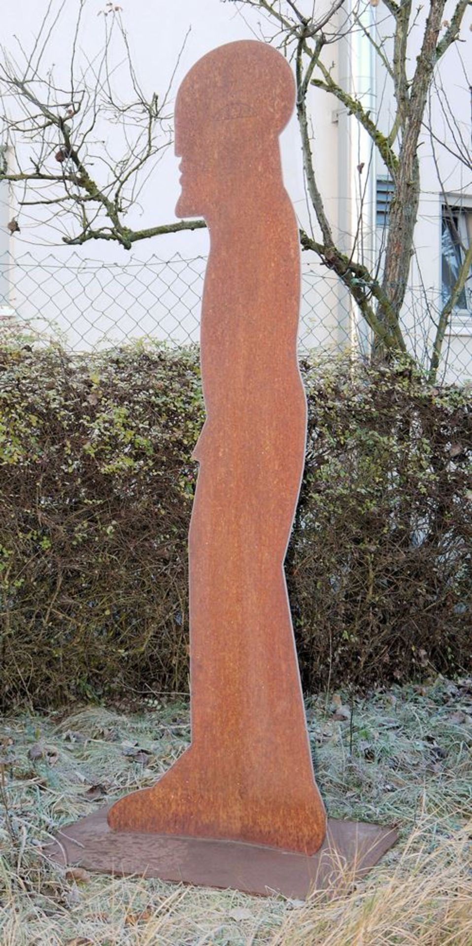Horst Antes, "Figur 1000", Stahlskulptur, 1987