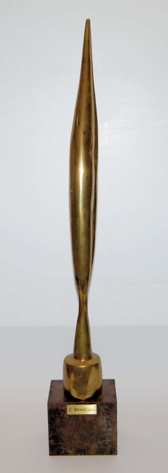 Constantin Brancusi, nach, "Bird in space", postume, verkleinerte Bronzeplastik 1960/70er Jahre, na - Bild 3 aus 8