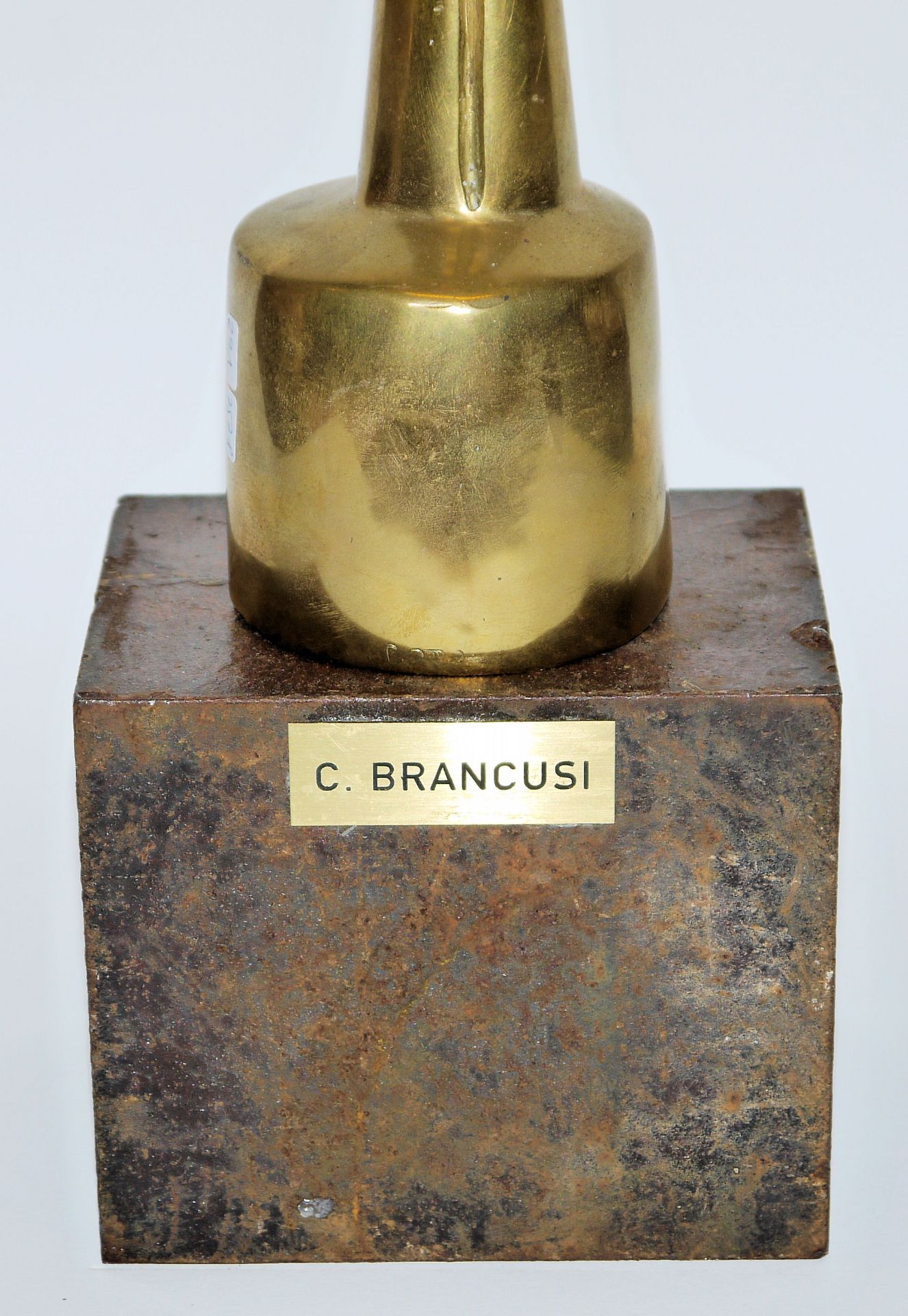 Constantin Brancusi, nach, "Bird in space", postume, verkleinerte Bronzeplastik 1960/70er Jahre, na - Bild 6 aus 8