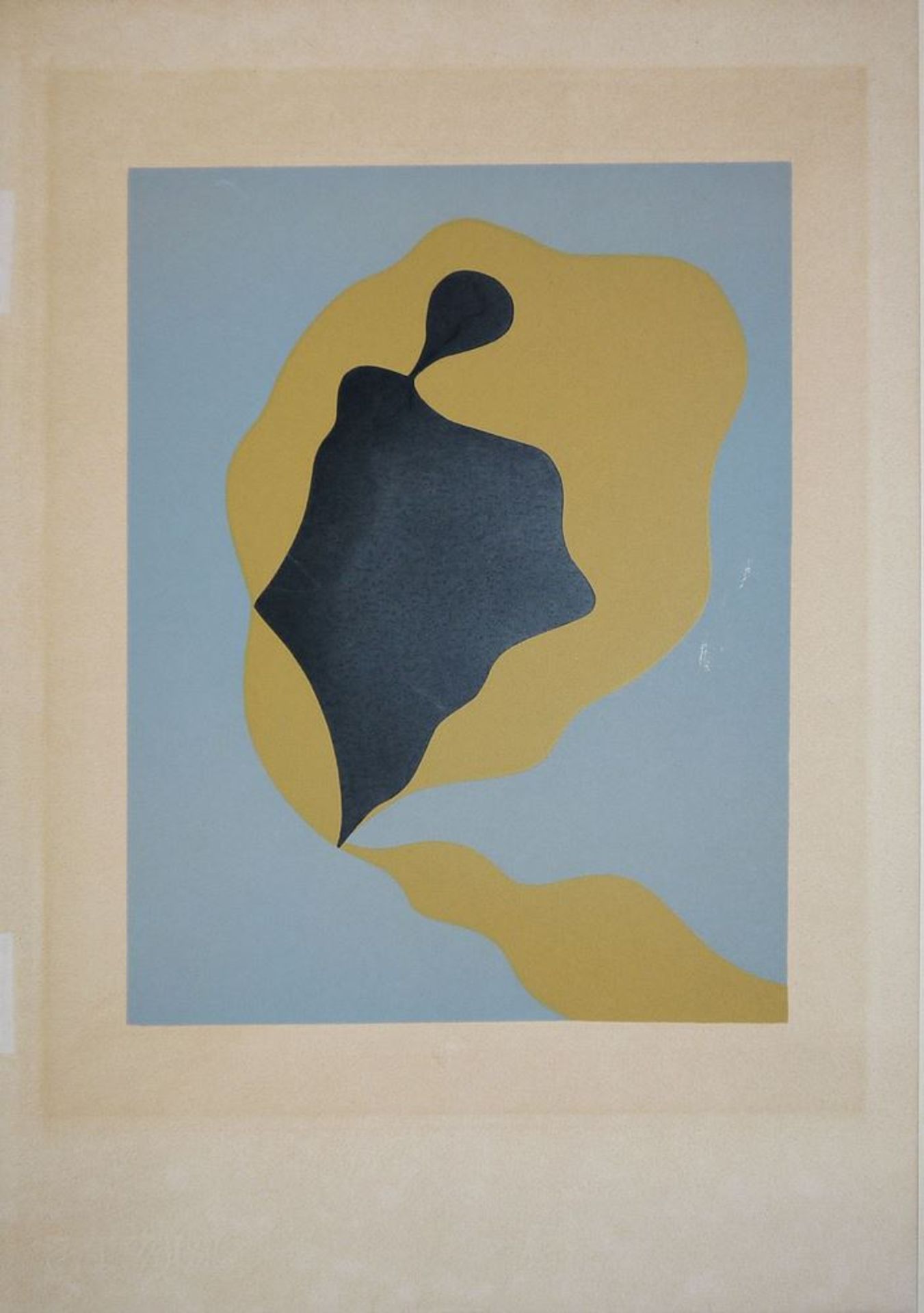 Hans Arp, 2 x Graphik: Ein Farbholzschnitt, eine Farblithographie - Bild 2 aus 3