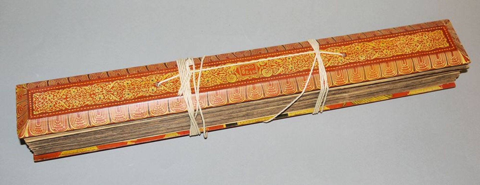 Buddhistisches Palmblatt-Manuskript, Sri Lanka, wohl Ende 19. Jh. - Bild 2 aus 3