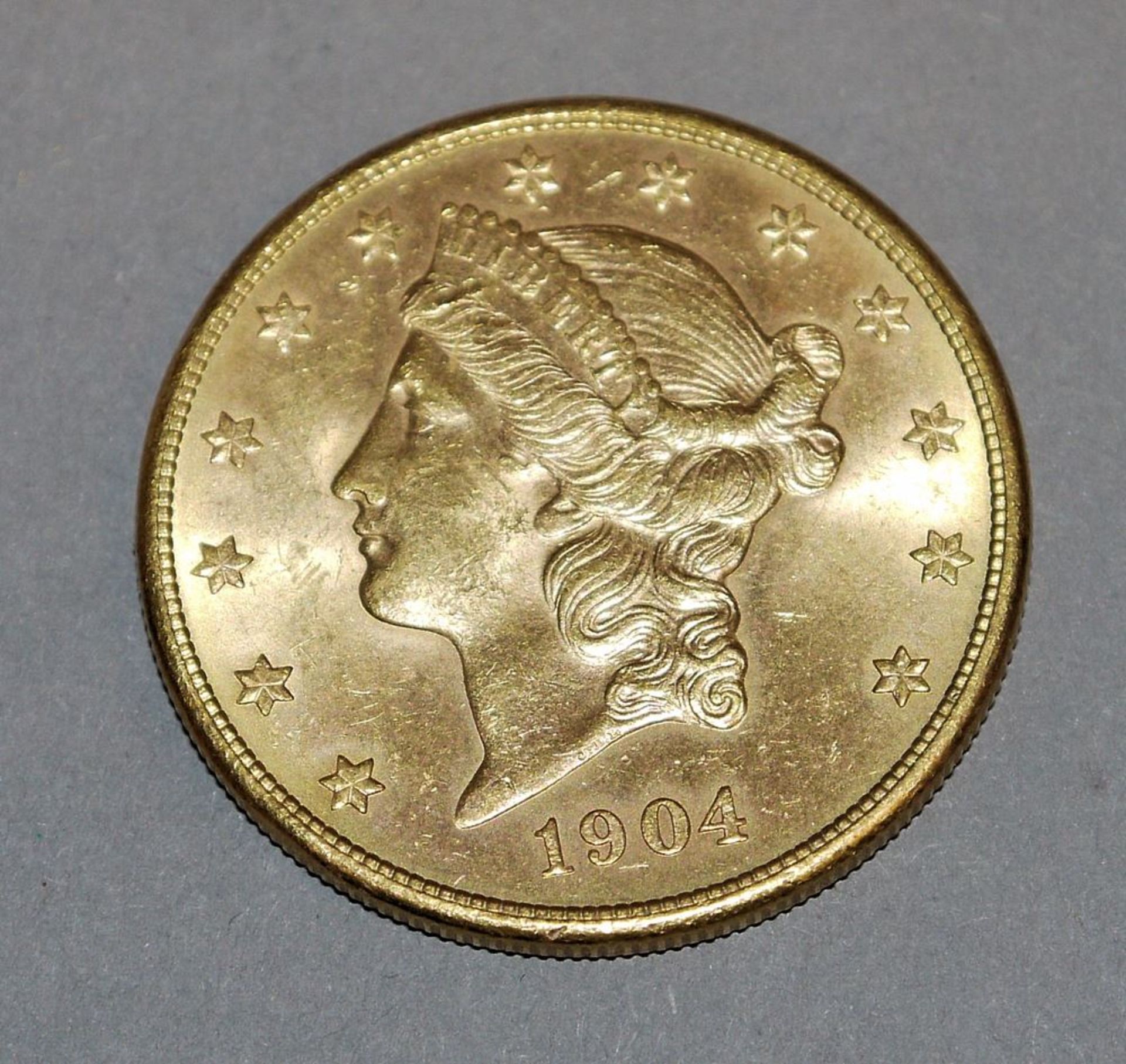 Goldmünze 20 Dollar USA 1904