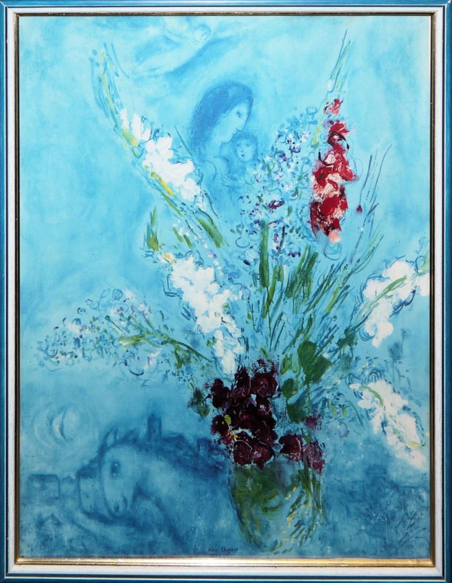 Marc Chagall, 4 Farb-Offsets & 2 Repliken, einmal in limitierter Auflage von ars mundi, alle in hoc - Bild 3 aus 7