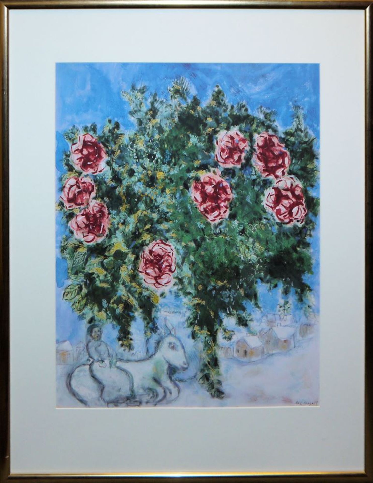 Marc Chagall, 4 Farb-Offsets & 2 Repliken, einmal in limitierter Auflage von ars mundi, alle in hoc