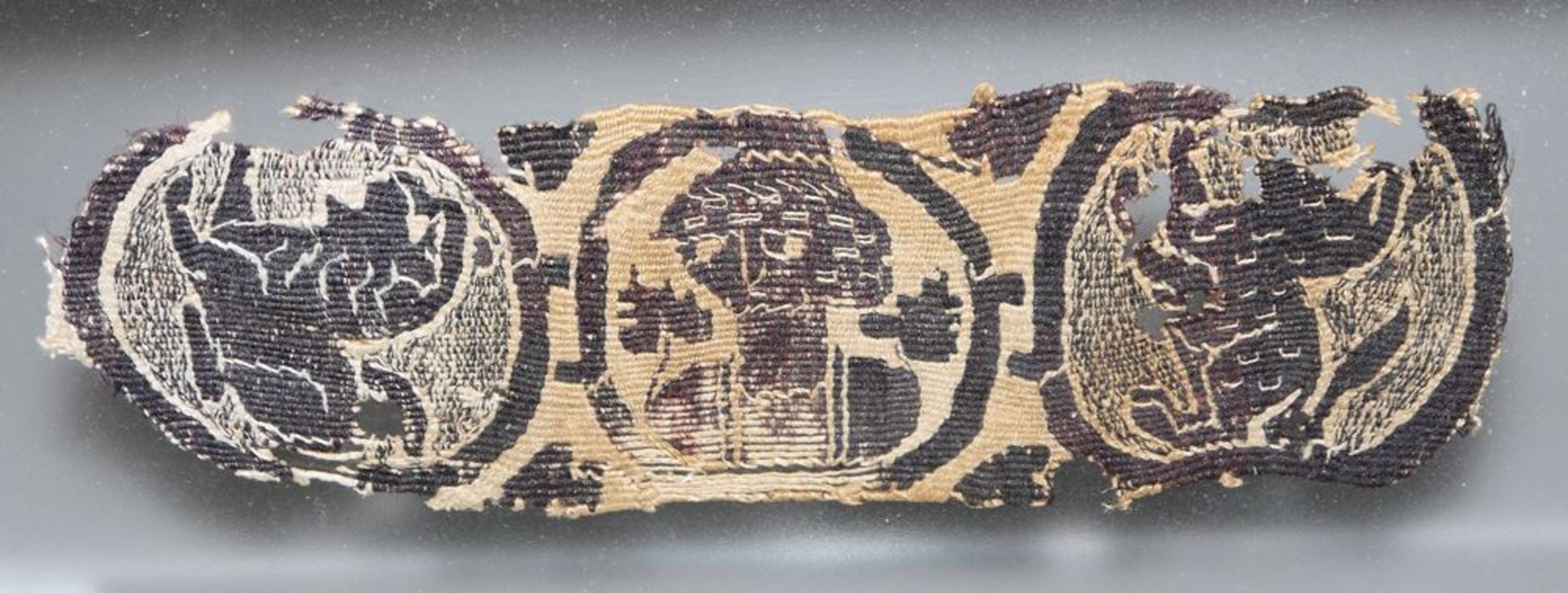 Koptisches Textilfragment, Ägypten 5.-7. Jh. n. Ch.
