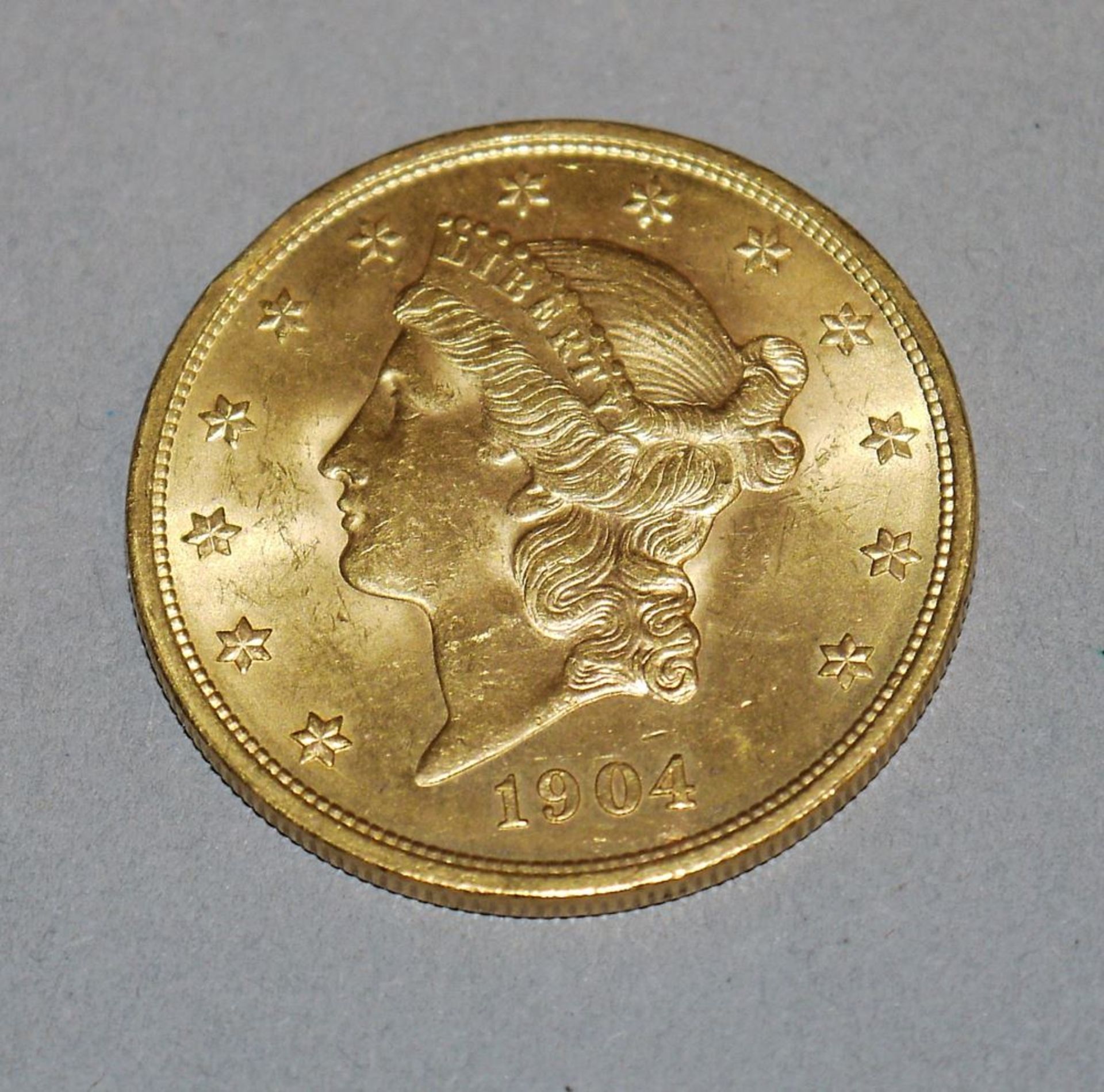 Goldmünze 20 Dollar USA 1904