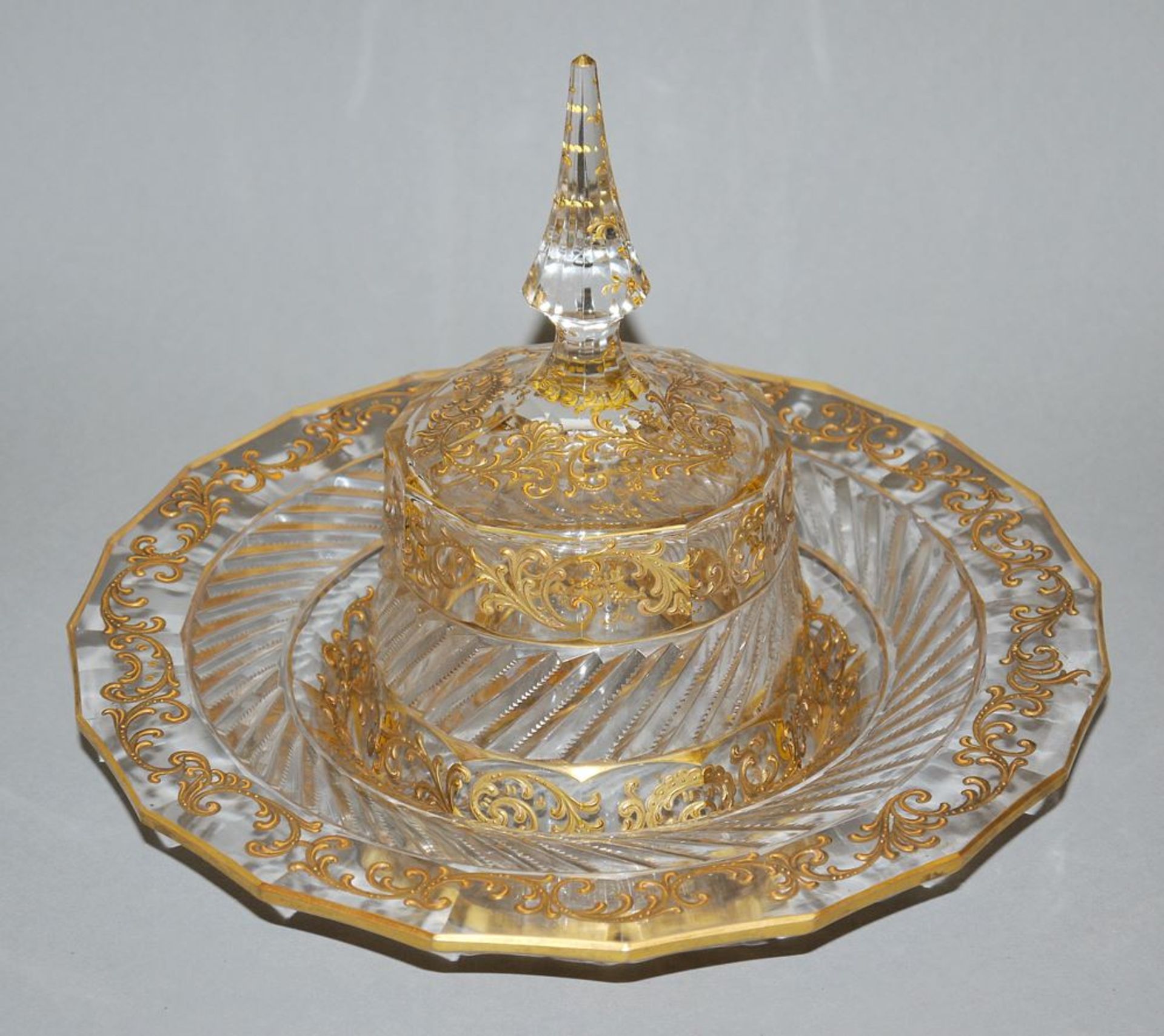 Confectionery bell from the service of an Indian Maharani, Böhmen or Venice 19th century
