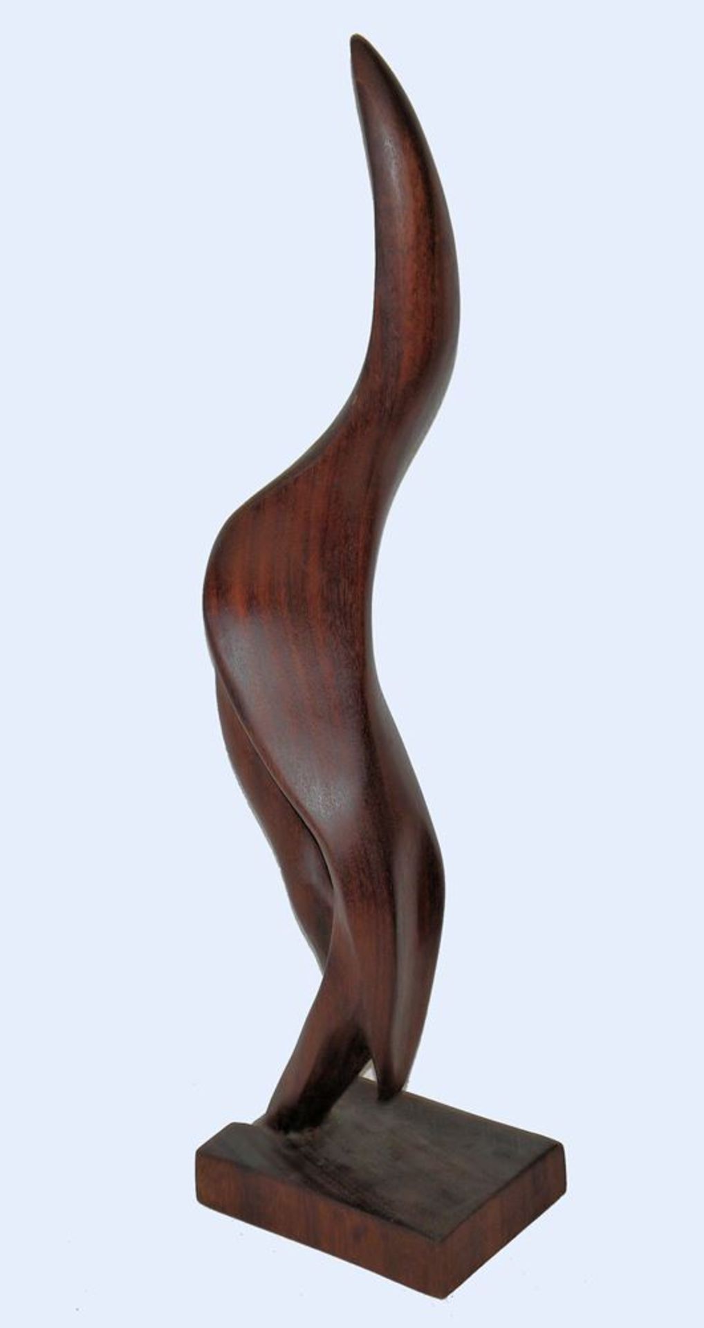 Ortrud Heuser-Hickler, Bird, wood sculpture from 1991 - Image 2 of 3