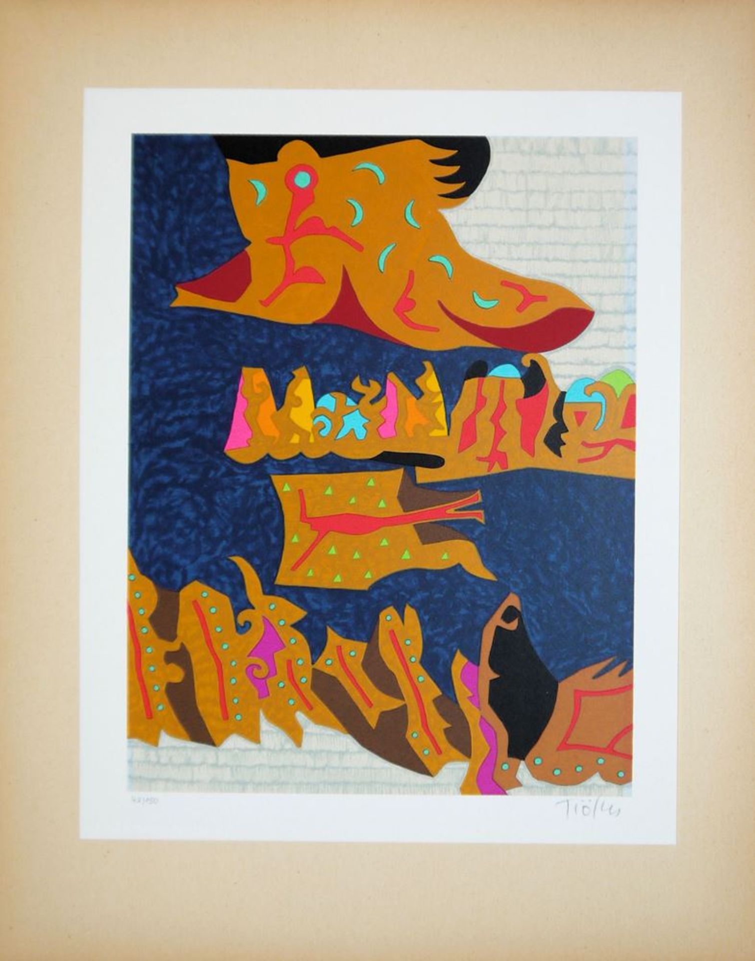 Heinz Trökes, 7 colour lithographs of the 1970s, all signed - Image 7 of 8