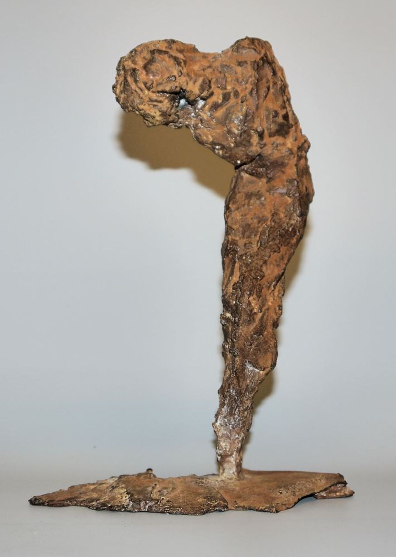 Karlheinz Oswald, Dance study, iron casting, (19)90, plus catalogue