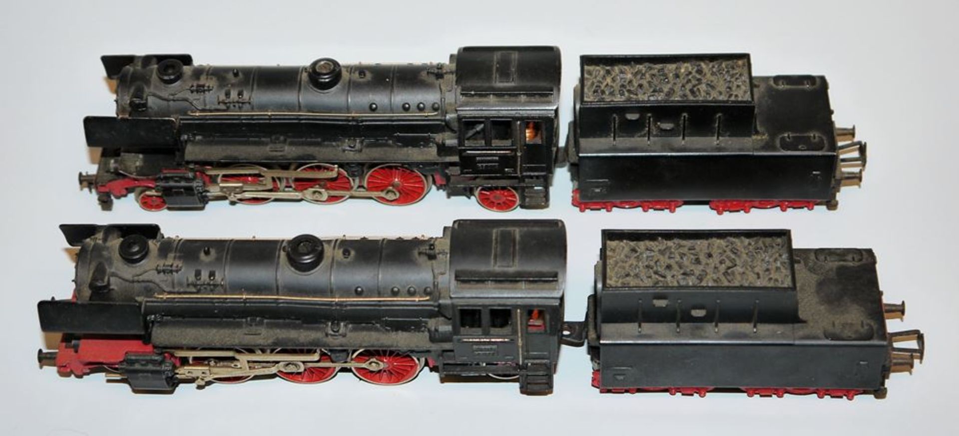 Zwei Dampfloks, Märklin Eisenbahn H0, Modell 3005 