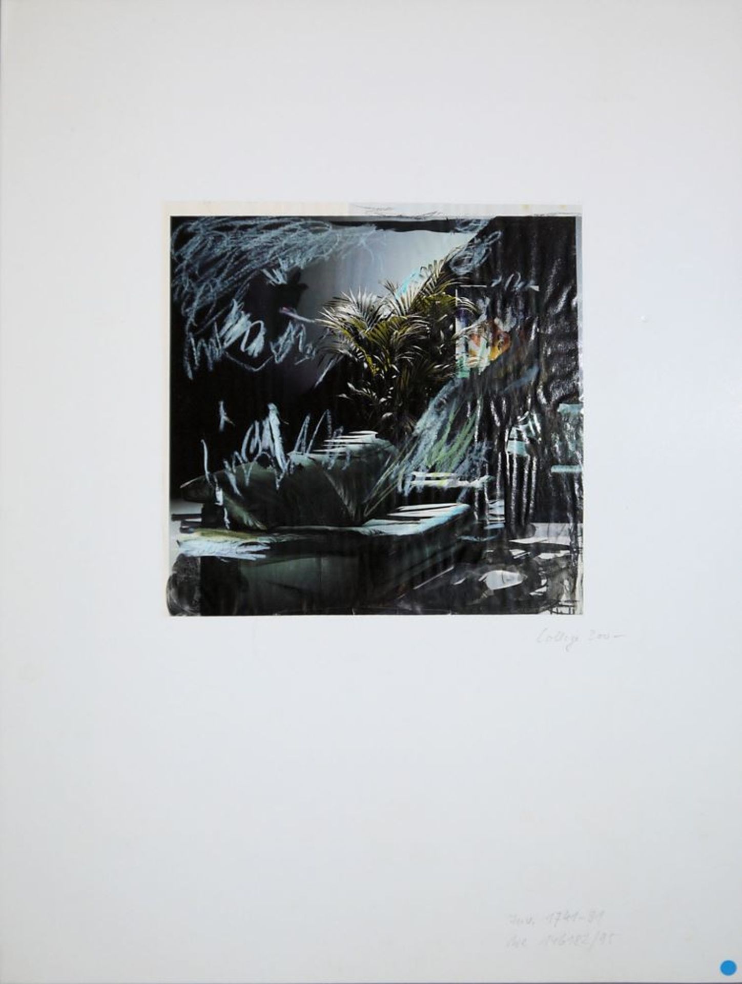 Friedrich Jossé, collection estate with 11 abstract works on paper, 3 collages and a monograph - Image 10 of 15