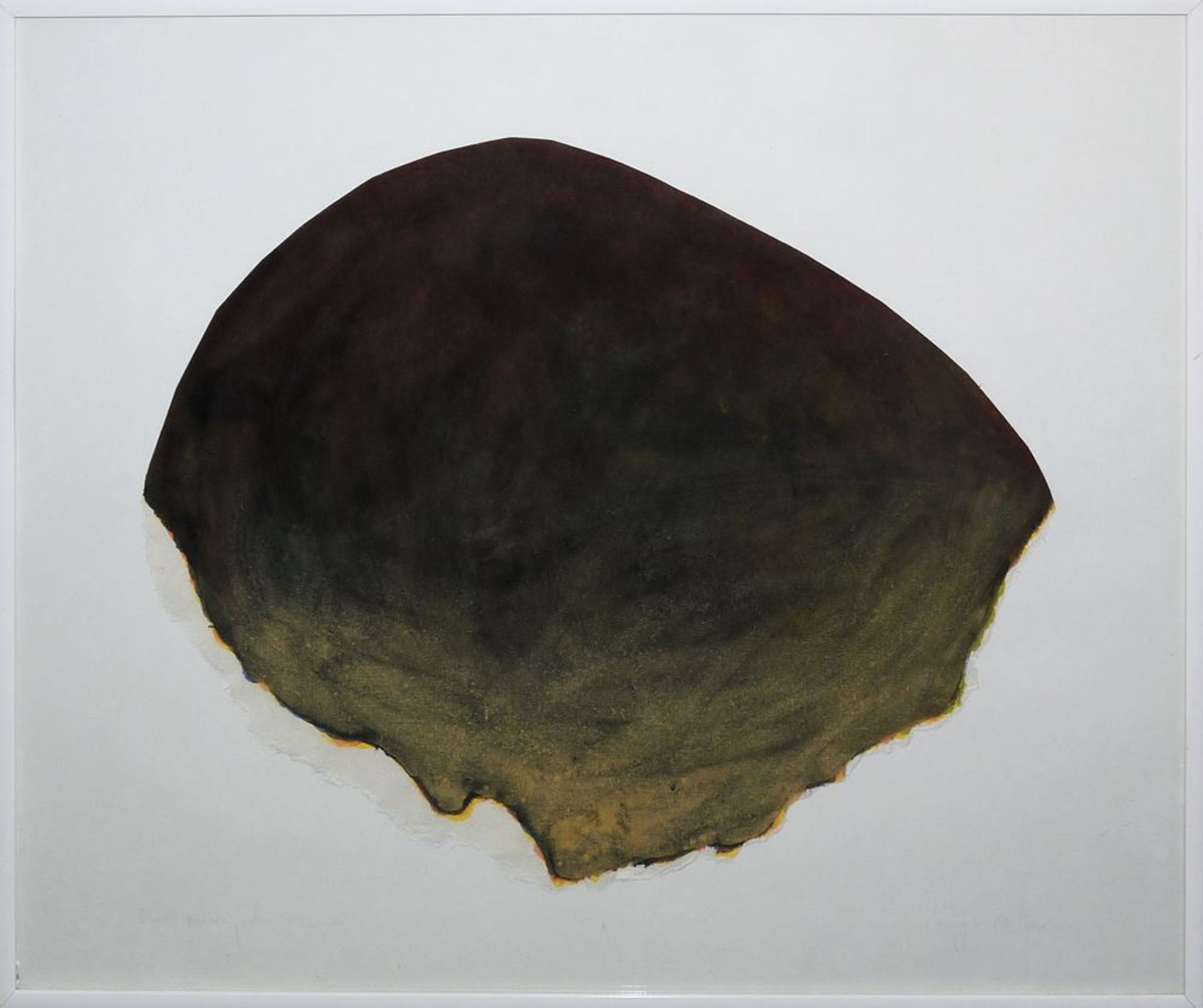 Raimer Jochims, "Berg-Extase", watercolour 1982/88, framed