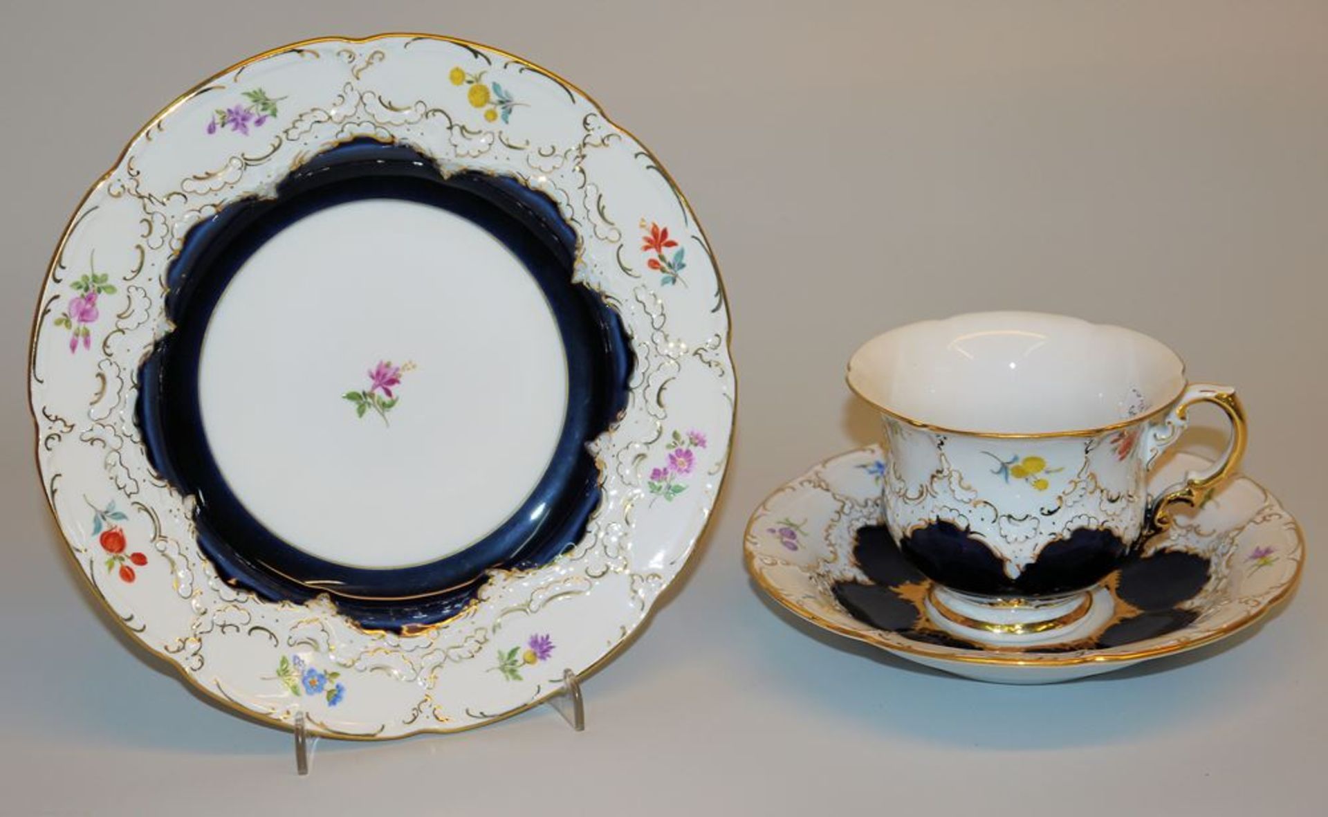 Cup Set B-Form, Kgl. Meissen after 1945