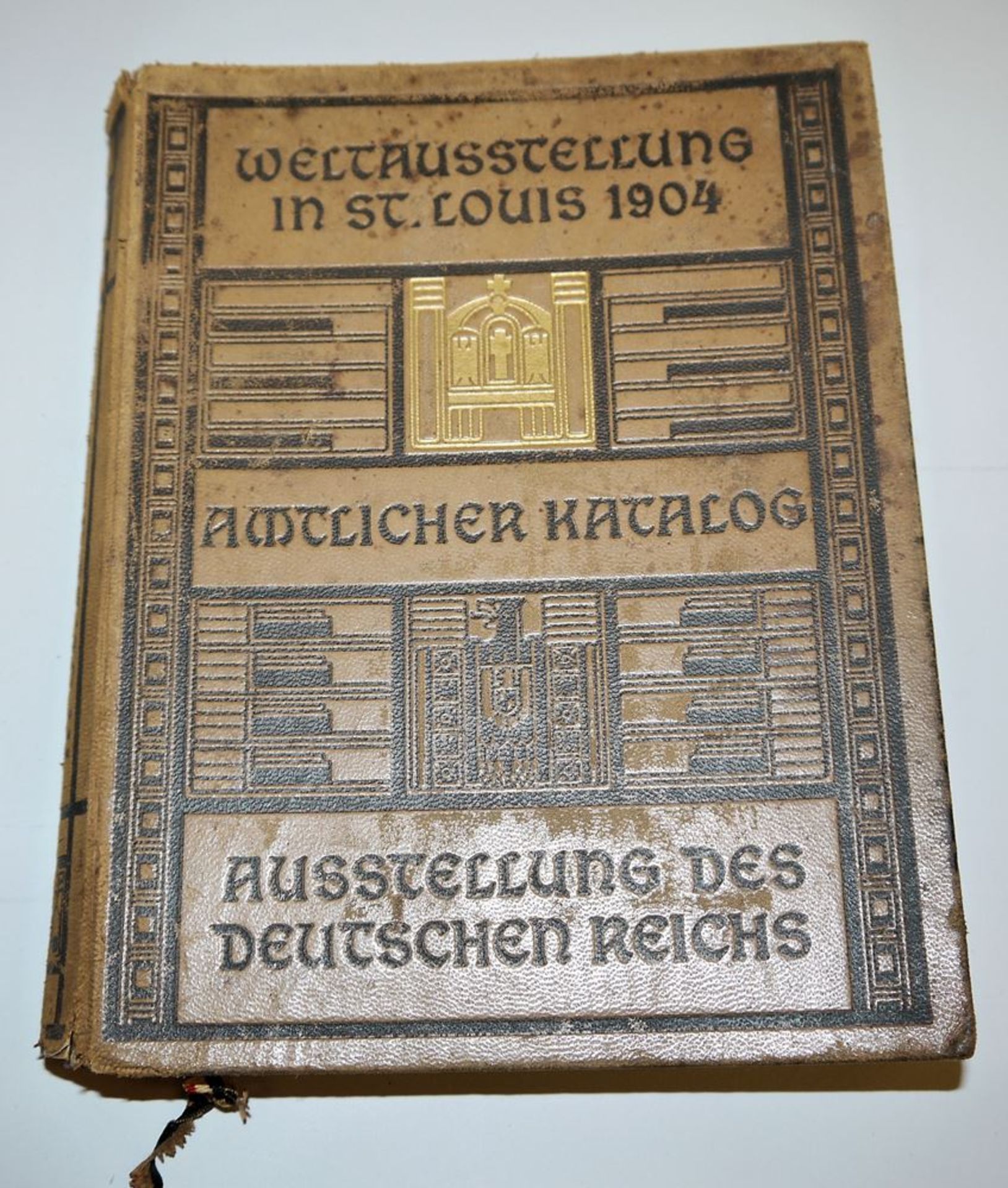 Peter Behrens (Entwurf), Amtlicher Katalog der Weltausstellung in St. Louis 1904  - Bild 2 aus 2