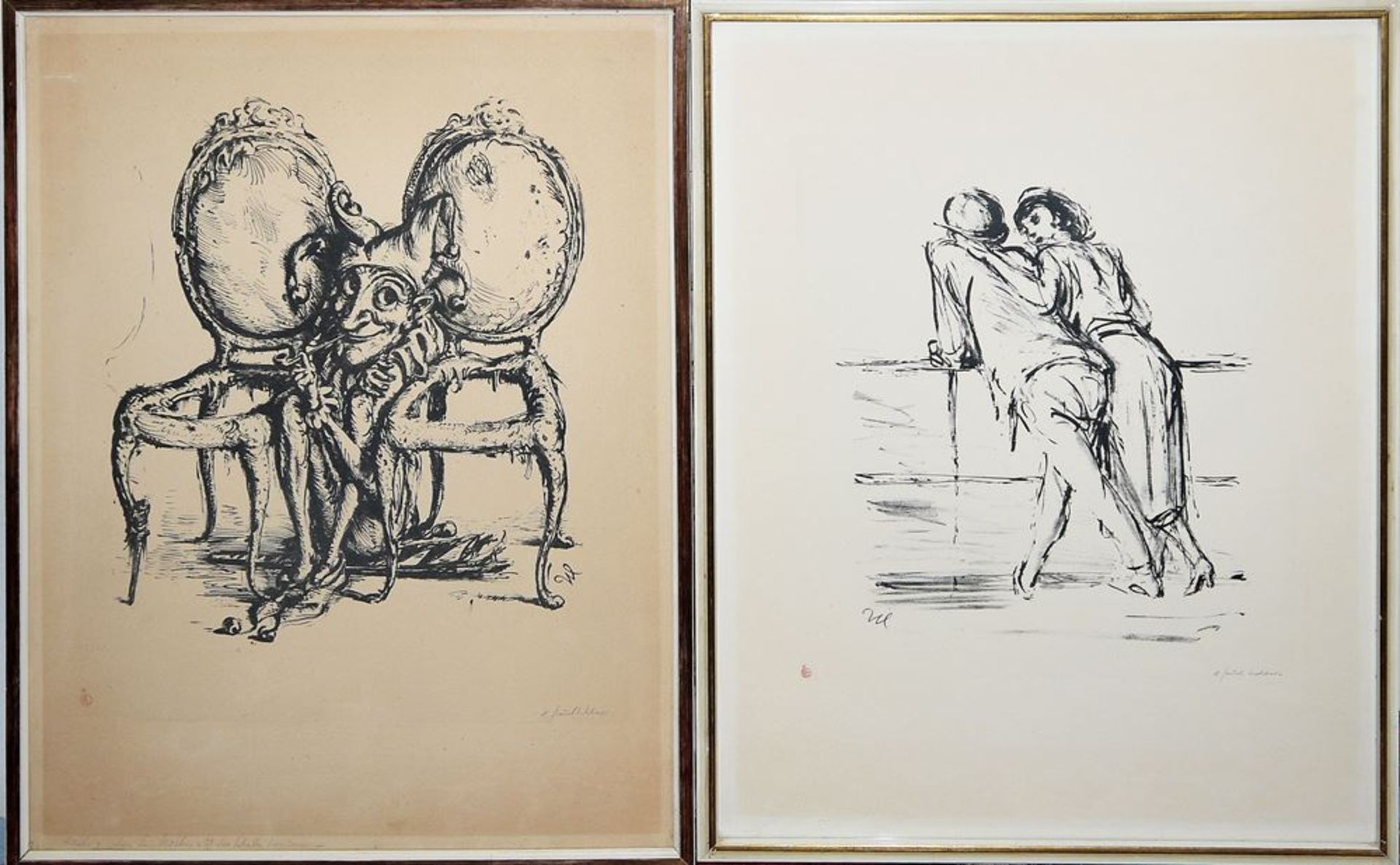 Andreas Paul Weber, umfangreicher Sammlungs-Nachlass: signierte Lithographien, Bücher ab 1921, zahl - Bild 10 aus 11