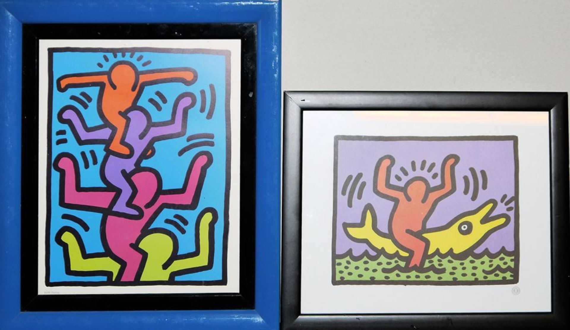 Keith Haring Estate, "Andy Mouse", "Pop-Shop V (3)" and "Four person stack", colour offsets/screenp - Image 2 of 2