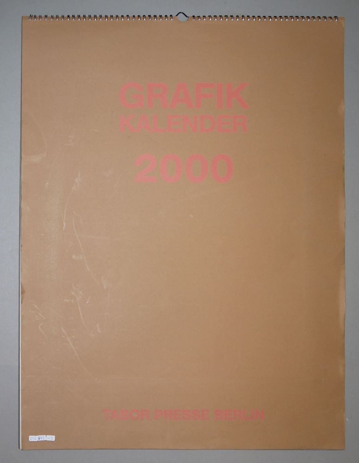 Graphic Calendar 2000, with 12 signed and numm. Graphic sheets - Image 3 of 3