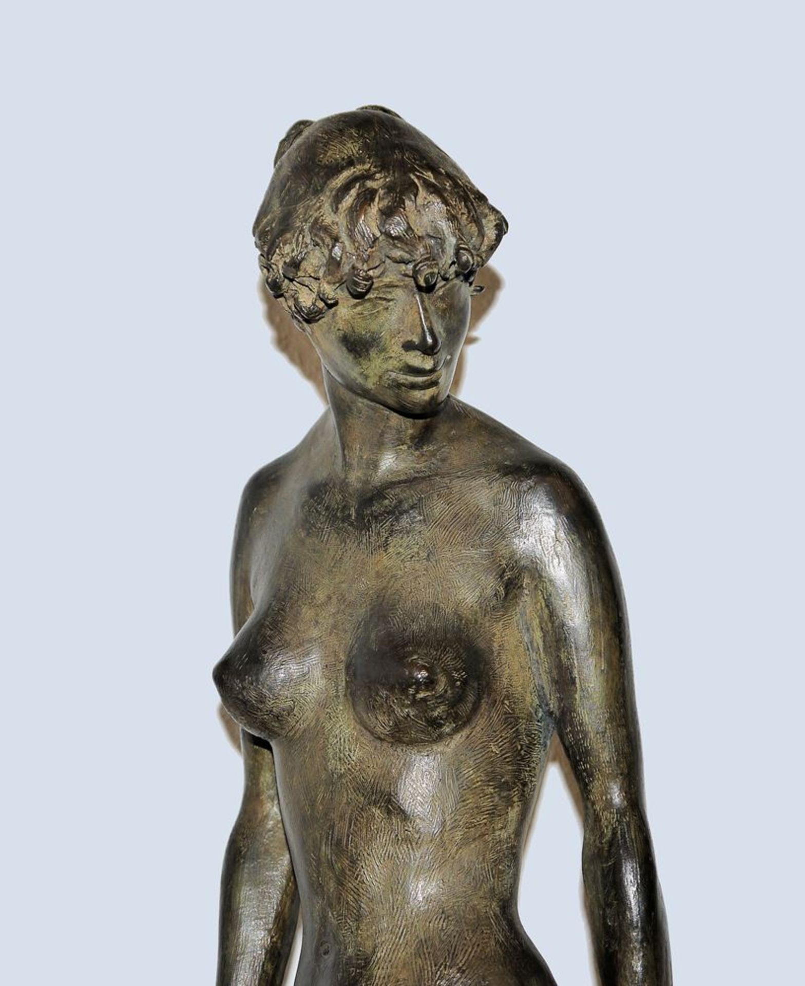 Karl-Heinz Krause, Tedesca Romana, nude, signed bronze from 1987 - Image 4 of 6