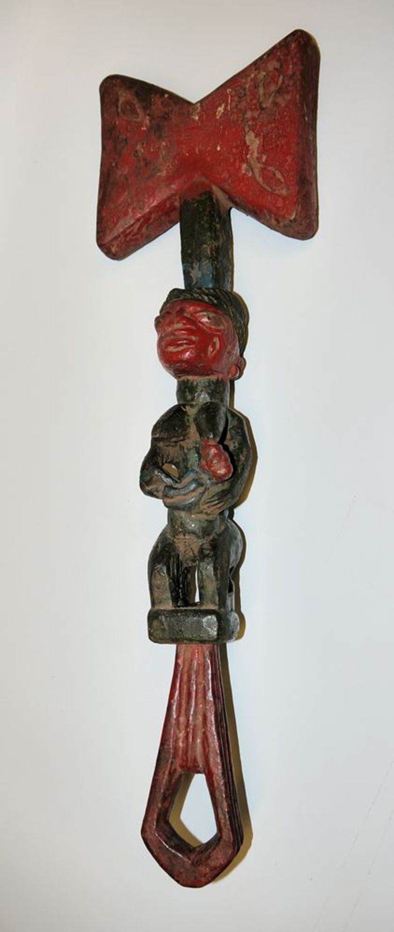 Shango-Ritualstab der Yoruba, Nigeria