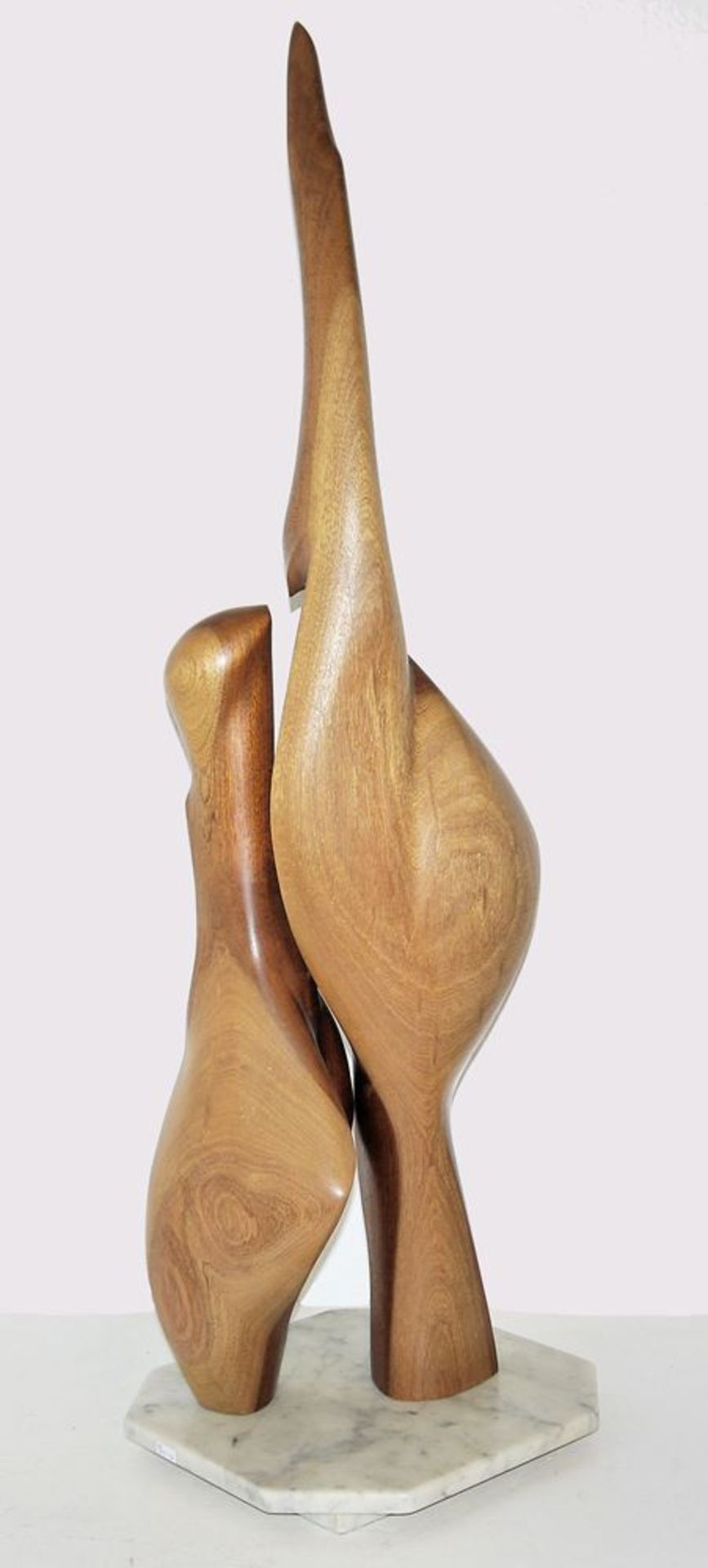 Ralph Gorgis, Form VIII 1, wooden sculpture from 1984 - Image 2 of 2