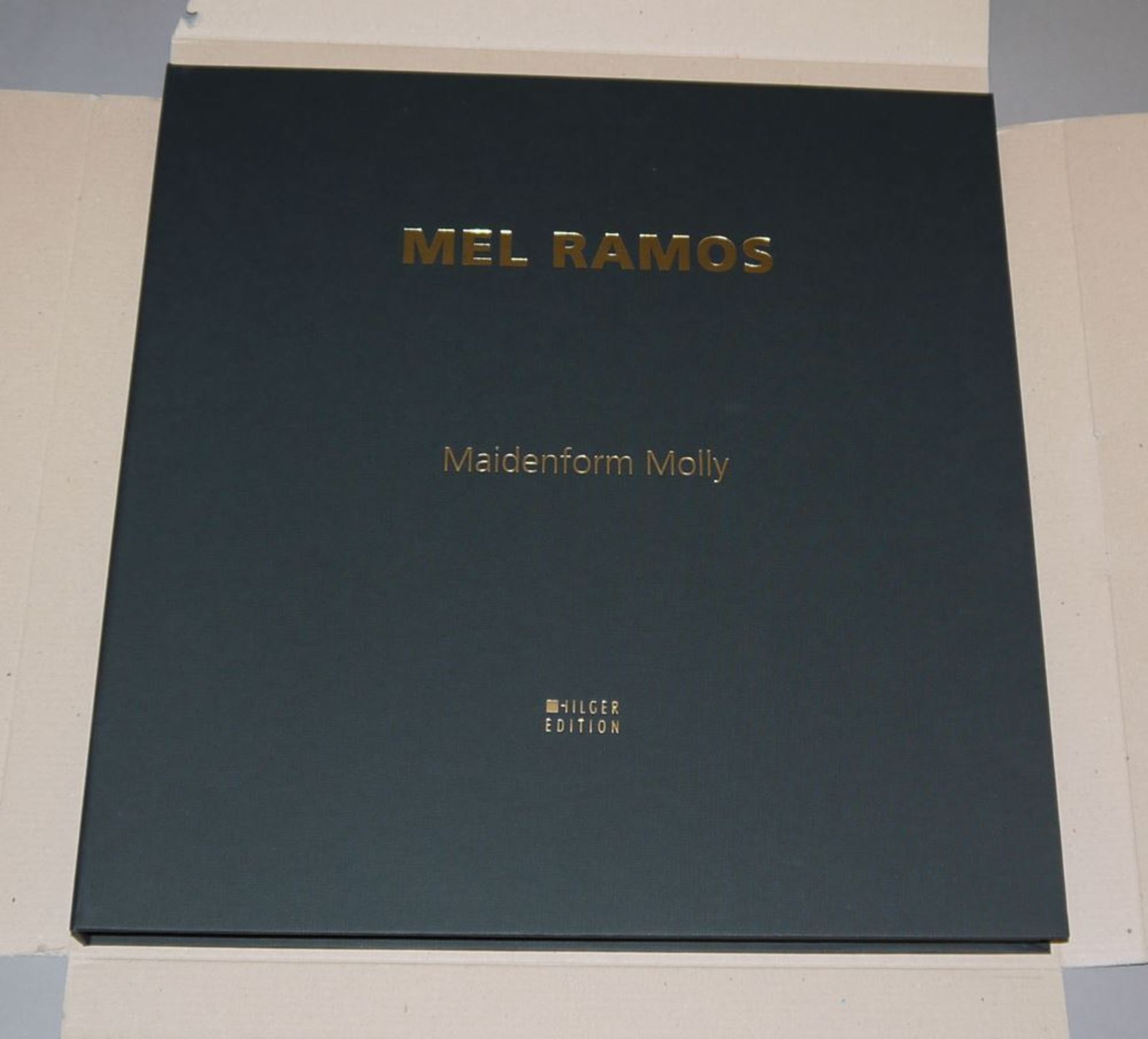 Mel Ramos, "Maidenform Molly", lithographic relief from 2014 in cassette, signed, original box - Image 3 of 4