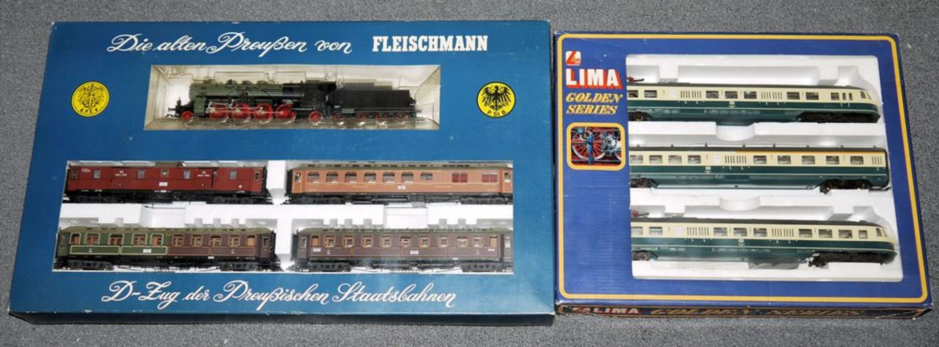 Fleischmann Eisenbahn, Modell H0 4885, Sonderserie u. Lima H0 149801 GP Elektro-Triebzug der DB
