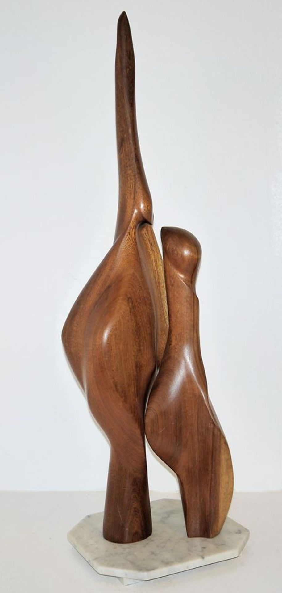 Ralph Gorgis, Form VIII 1, wooden sculpture from 1984