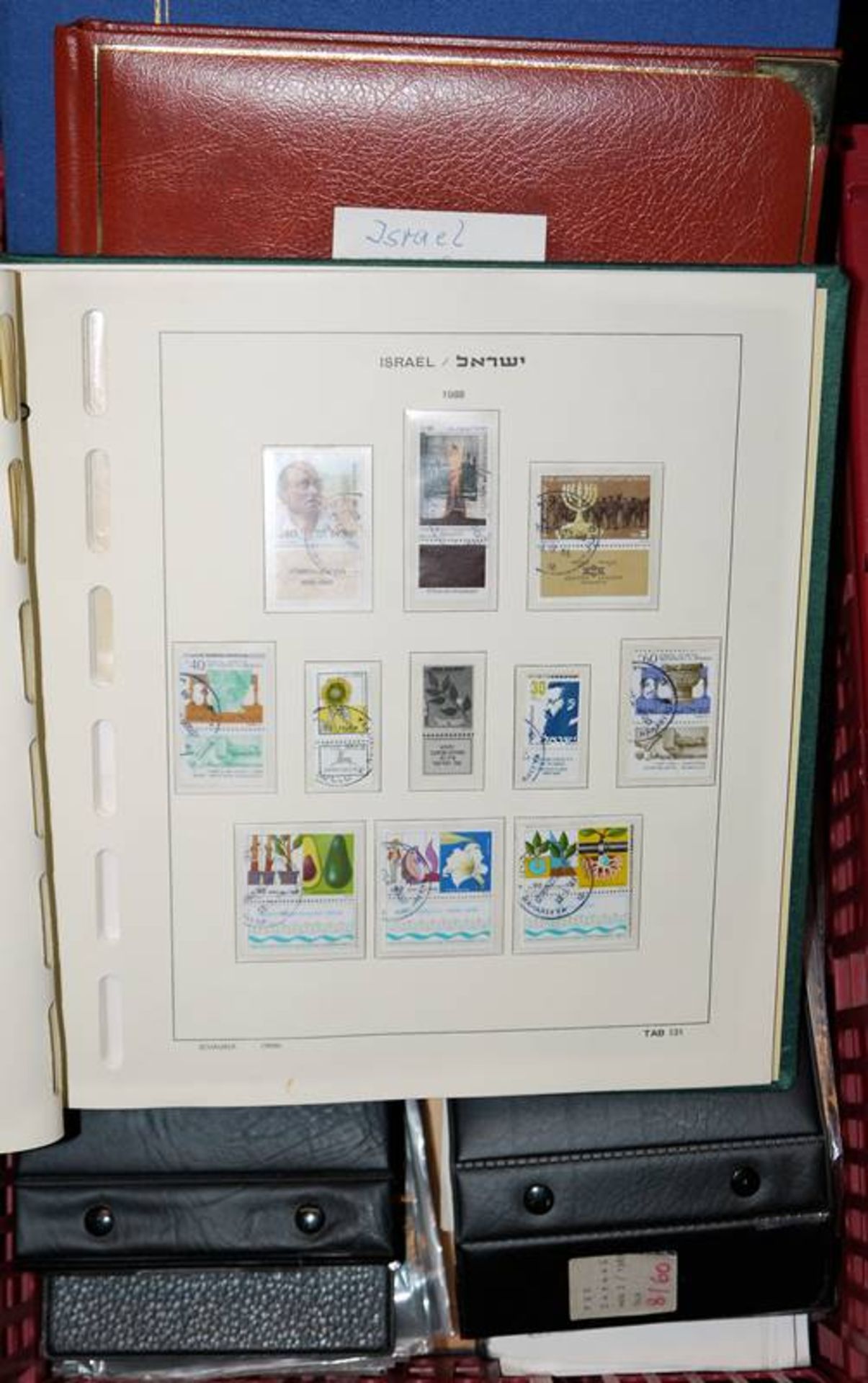 Große Sammlung Briefmarken Israel ab 1948 für Selbstbesichtiger