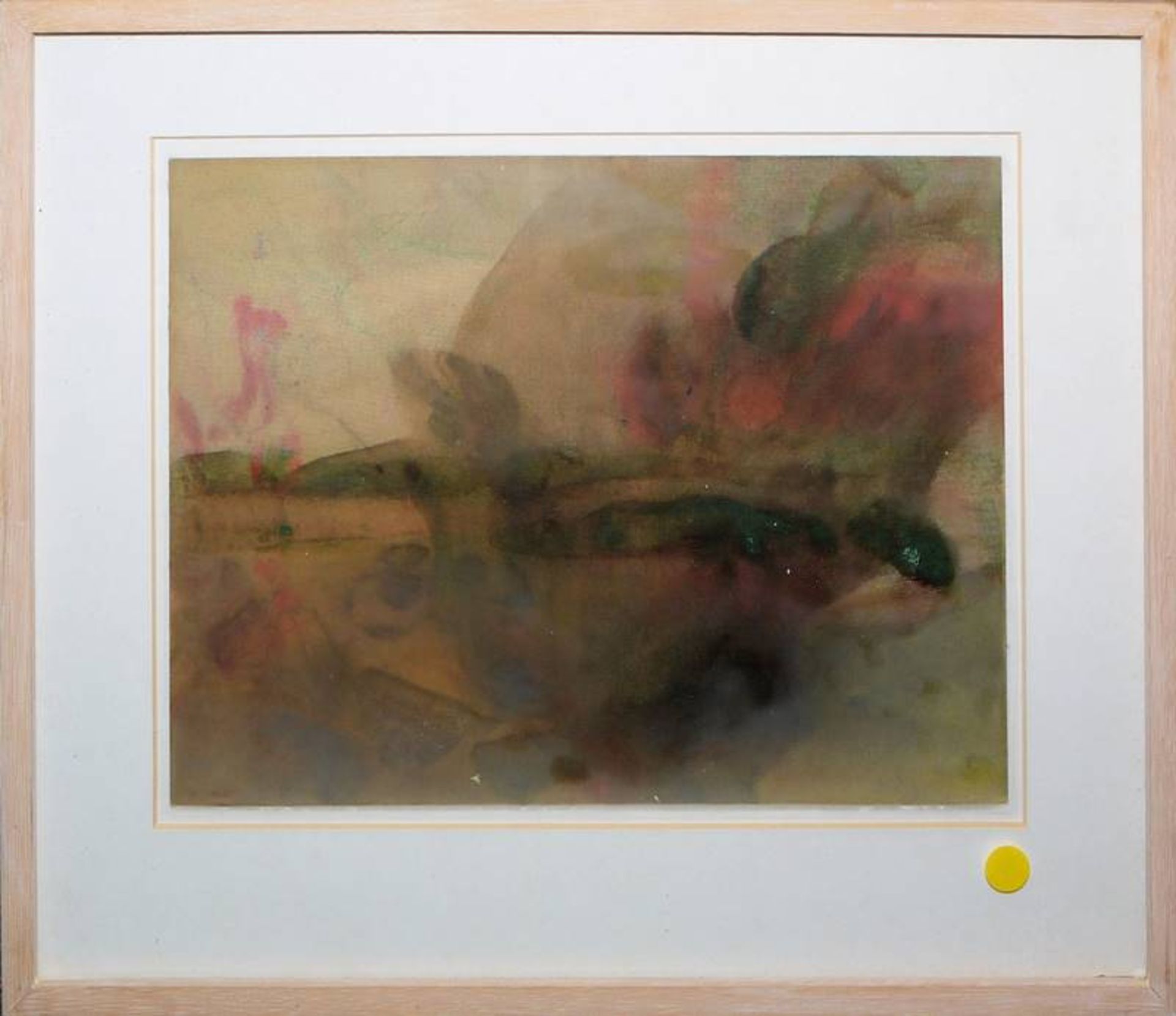 Lucie Beppler, o.T., drei abstrakte Zeichnungen von 1999-2000, "Palmen" u. o.T., zwei Aquarelle von - Image 3 of 6
