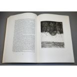 Peter Ackermann, 25 Radierungen zu Gustave Flaubert, "Jules und Henry...", Bestzustand im Schuber