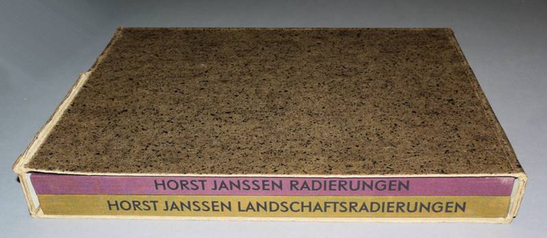 Horst Janssen, "Lirum larum", sign. Radierung für Mirjam / 2 Bde. Radierungen & Landschaftsradierun - Image 6 of 8