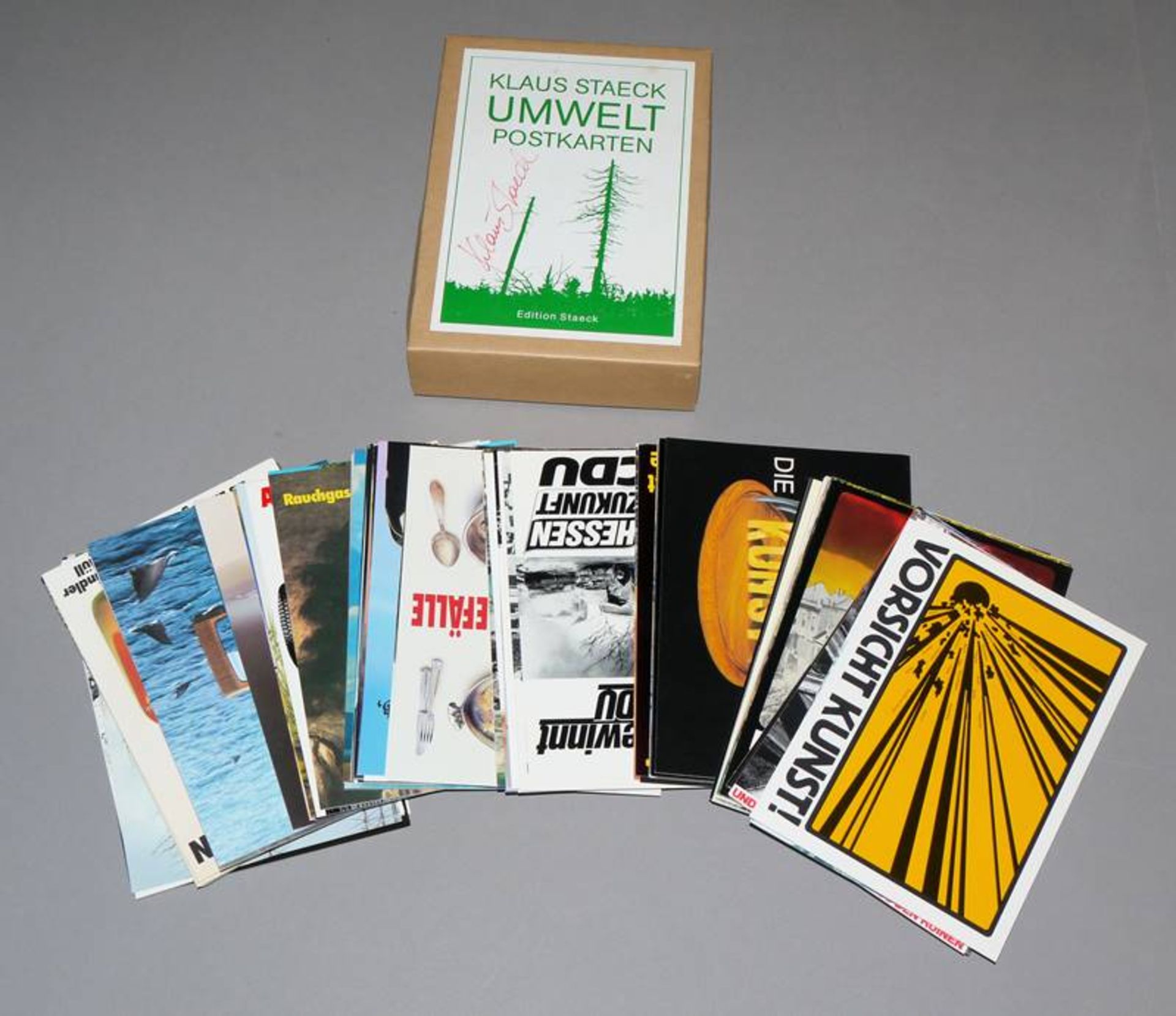 Joseph Beuys, "7000 Eichen" Katalog & div. Dokumente (originale Spendenbescheinigung für eine Eiche - Image 4 of 4